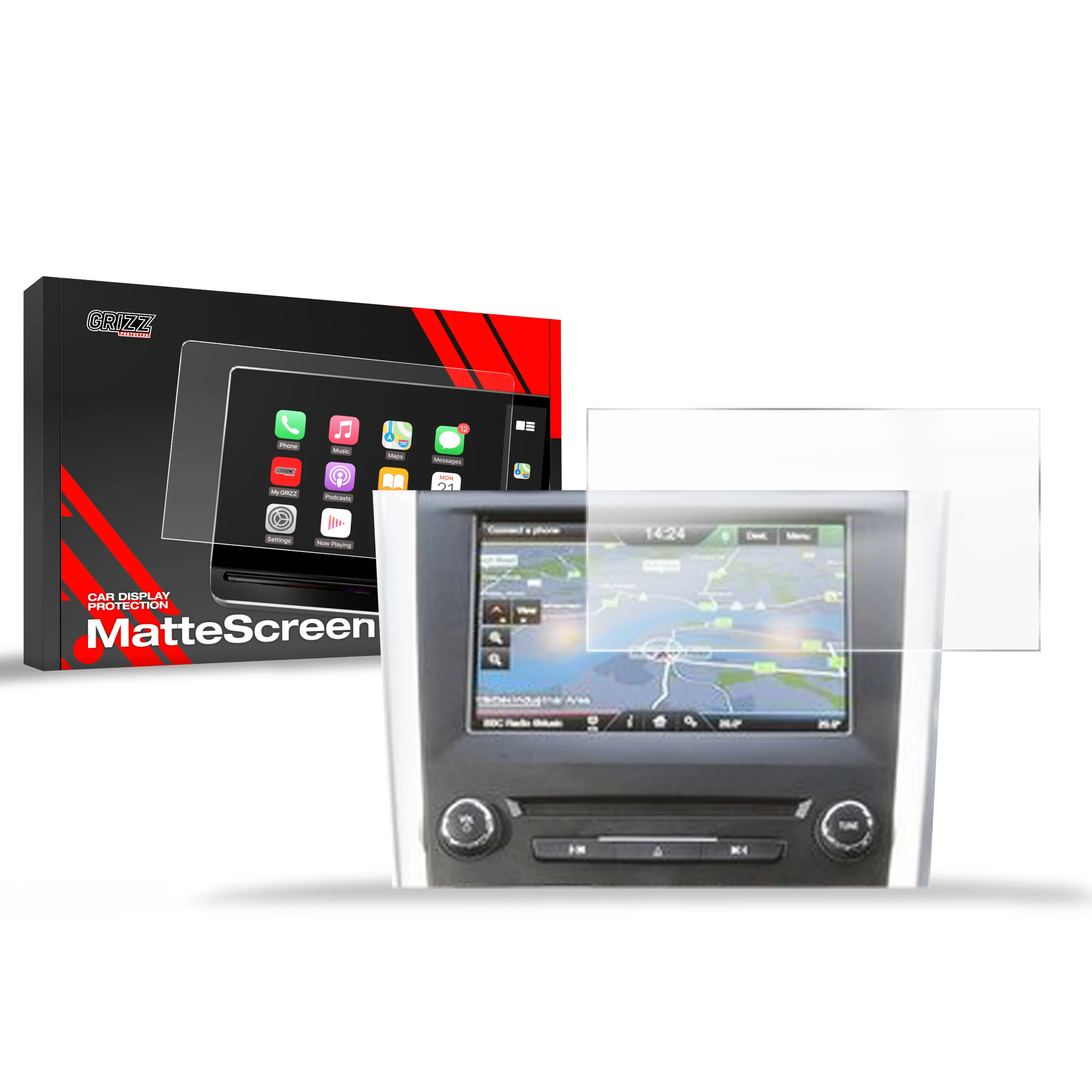 Displayschutzfolie für Ford Mondeo MK5 Sync3 8" (2014-2021) Anti-Fingerprint, Matt