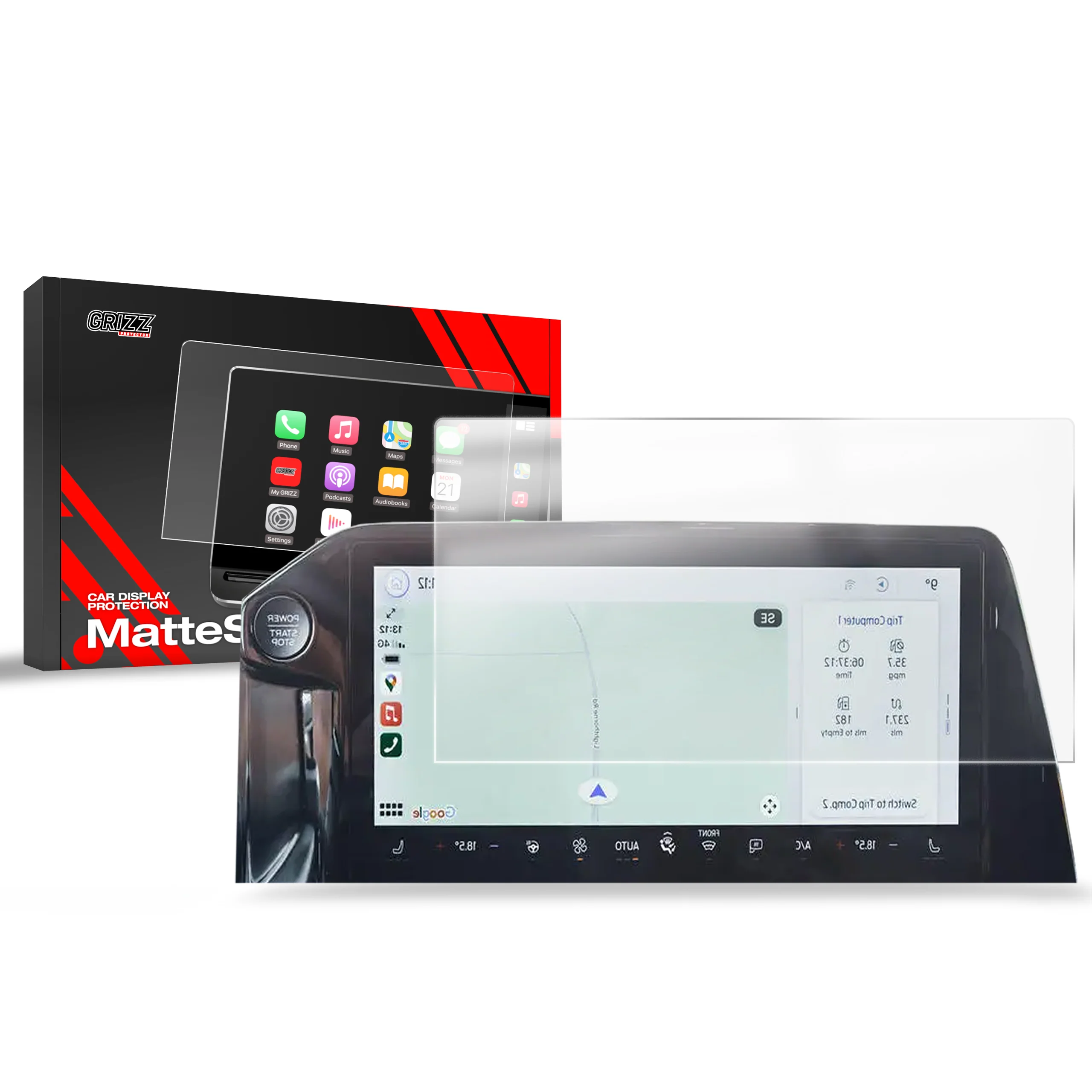 Displayschutzfolie für Ford Tourneo Custom 14" (2024-2026) Anti-Fingerprint, Matt