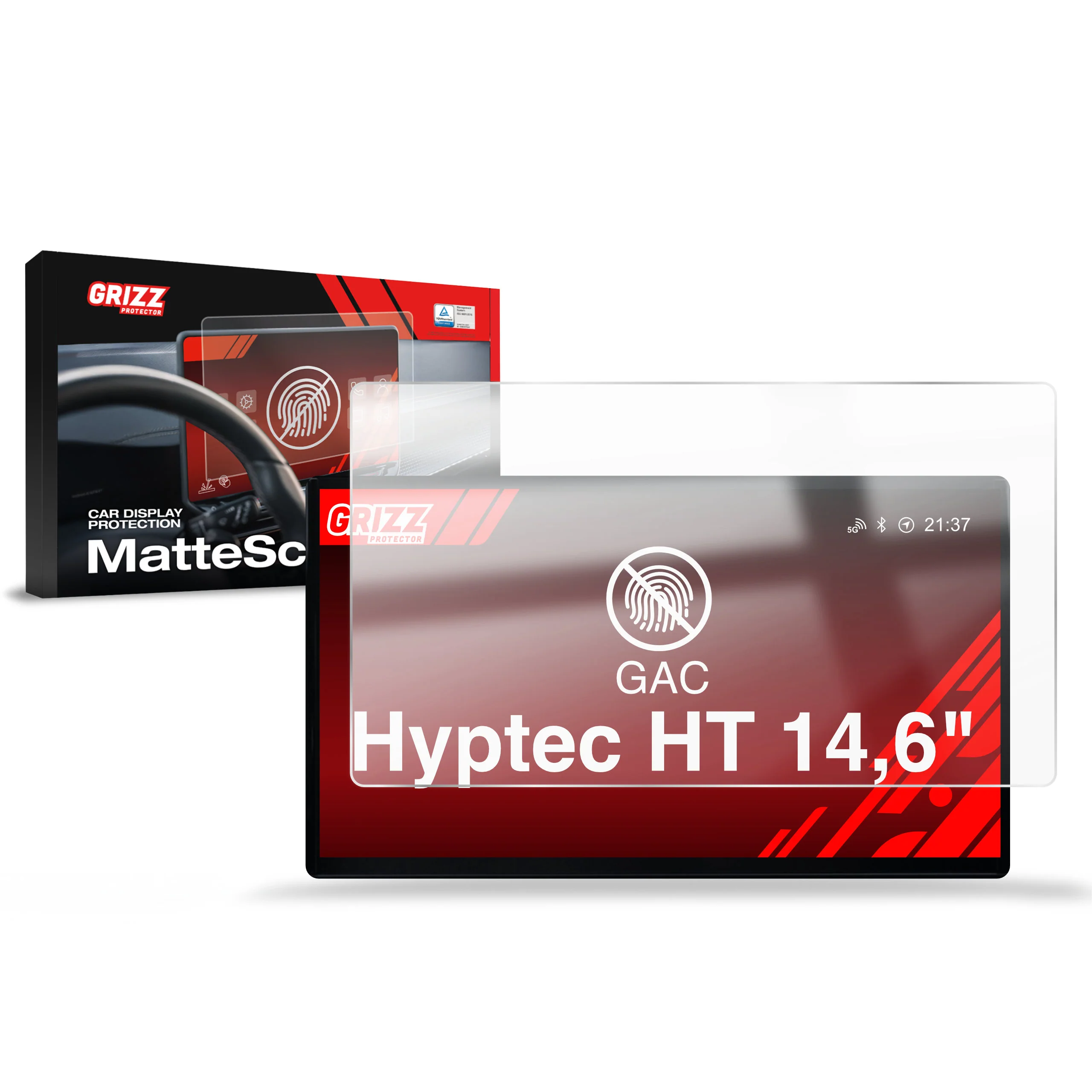 Displayschutzfolie für GAC Hyptec HT 14,6" (2025-2026) Anti-Fingerprint, Matt