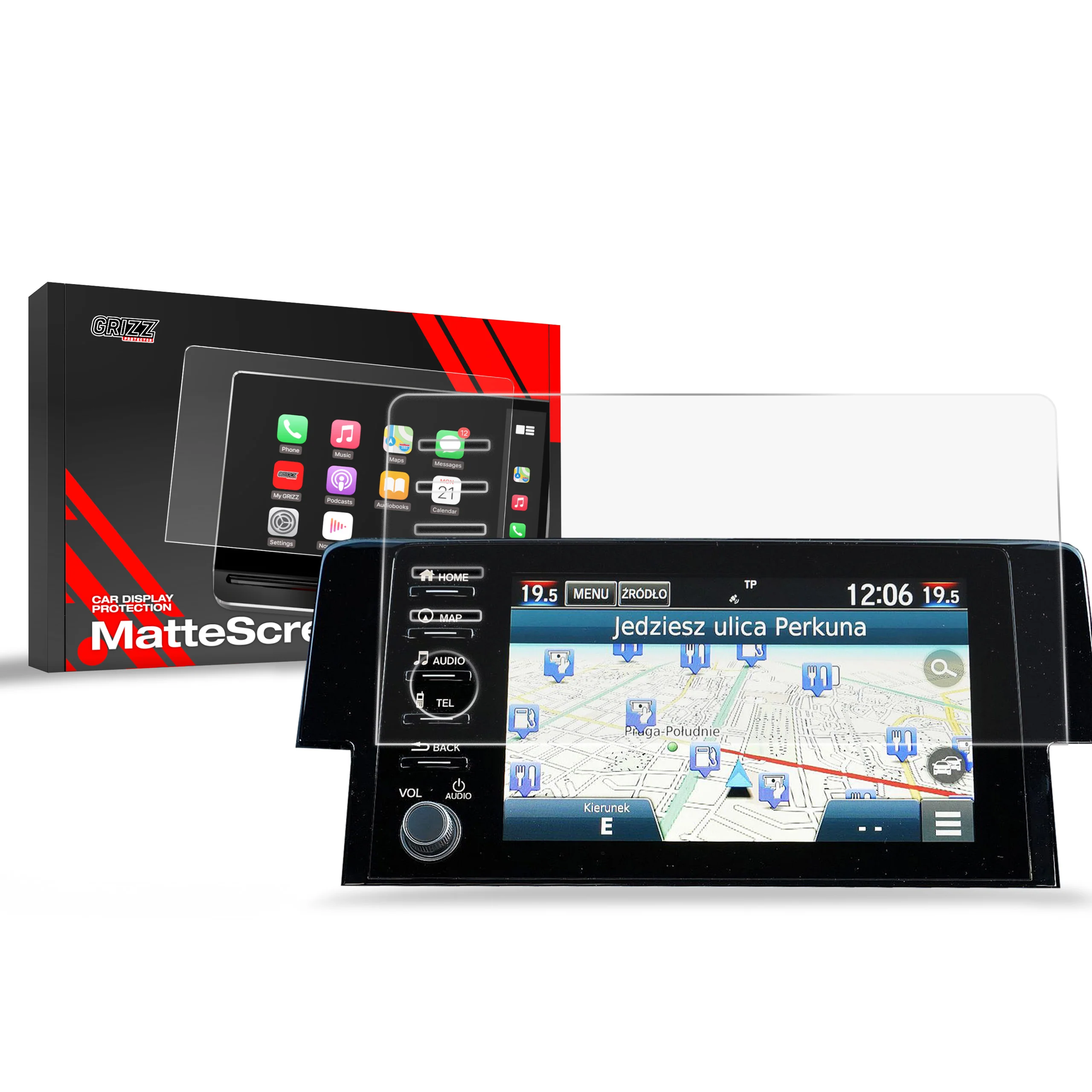 Displayschutzfolie für Honda Civic X (2020) Anti-Fingerprint, Matt