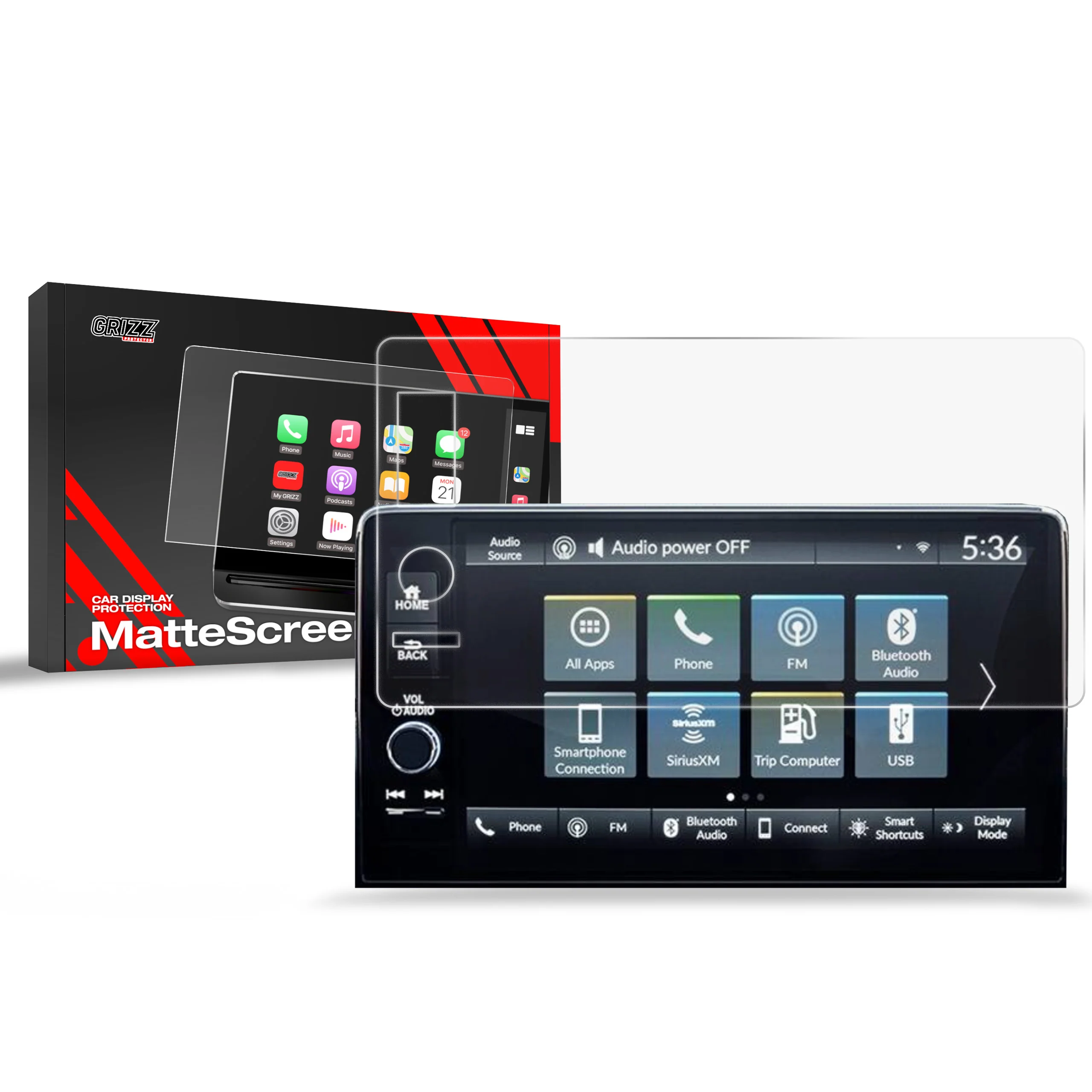 Displayschutzfolie für Honda CR-V 6 9" (2022-2026) Anti-Fingerprint, Matt