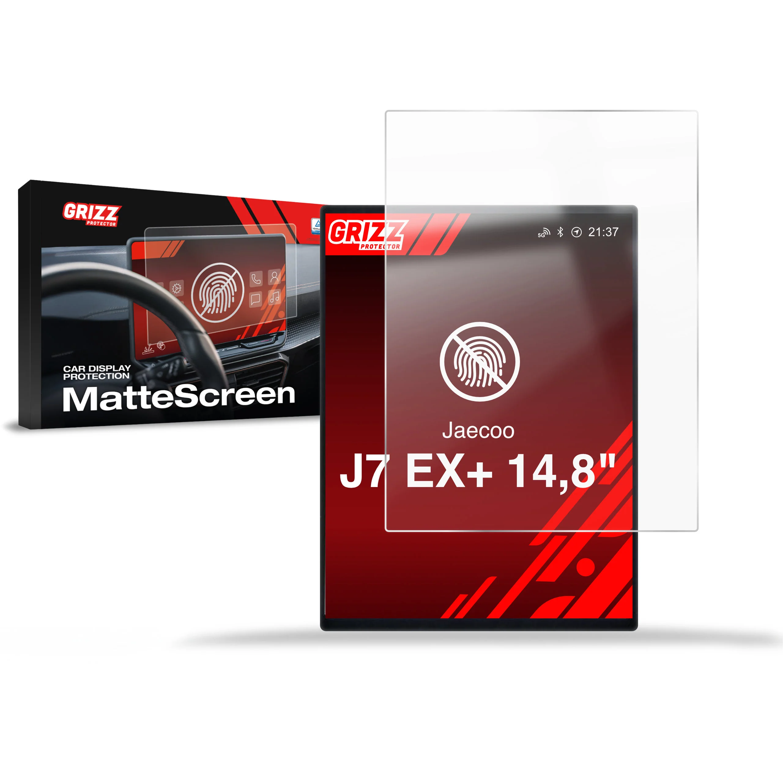 Displayschutzfolie für Jaecoo J7 EX+ 14,8" (2024-2026) Anti-Fingerprint, Matt