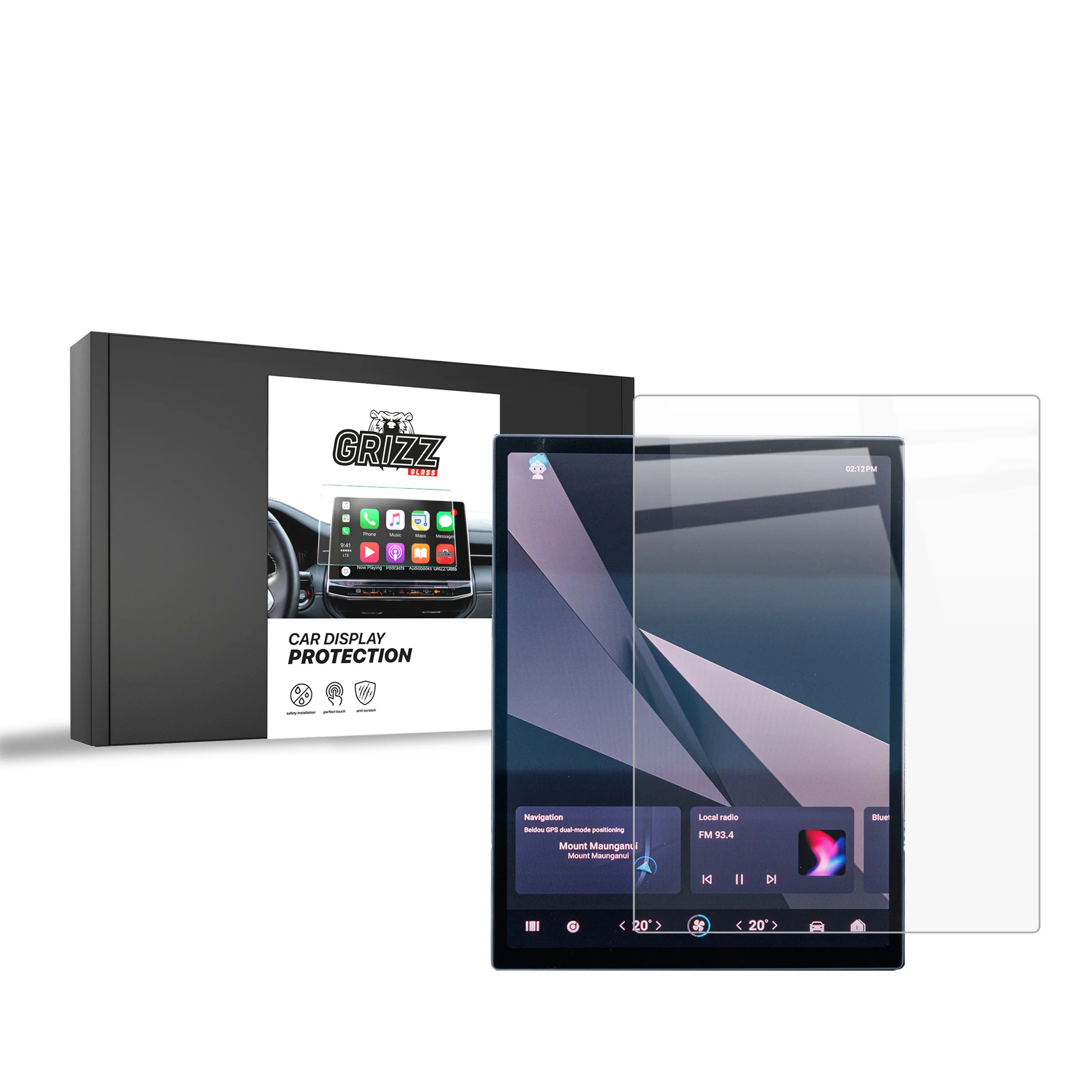 Displayschutzfolie für Jaecoo J7 EX+ 14,8" (2024-2026) Navi Folie, Kratzfest, Klar