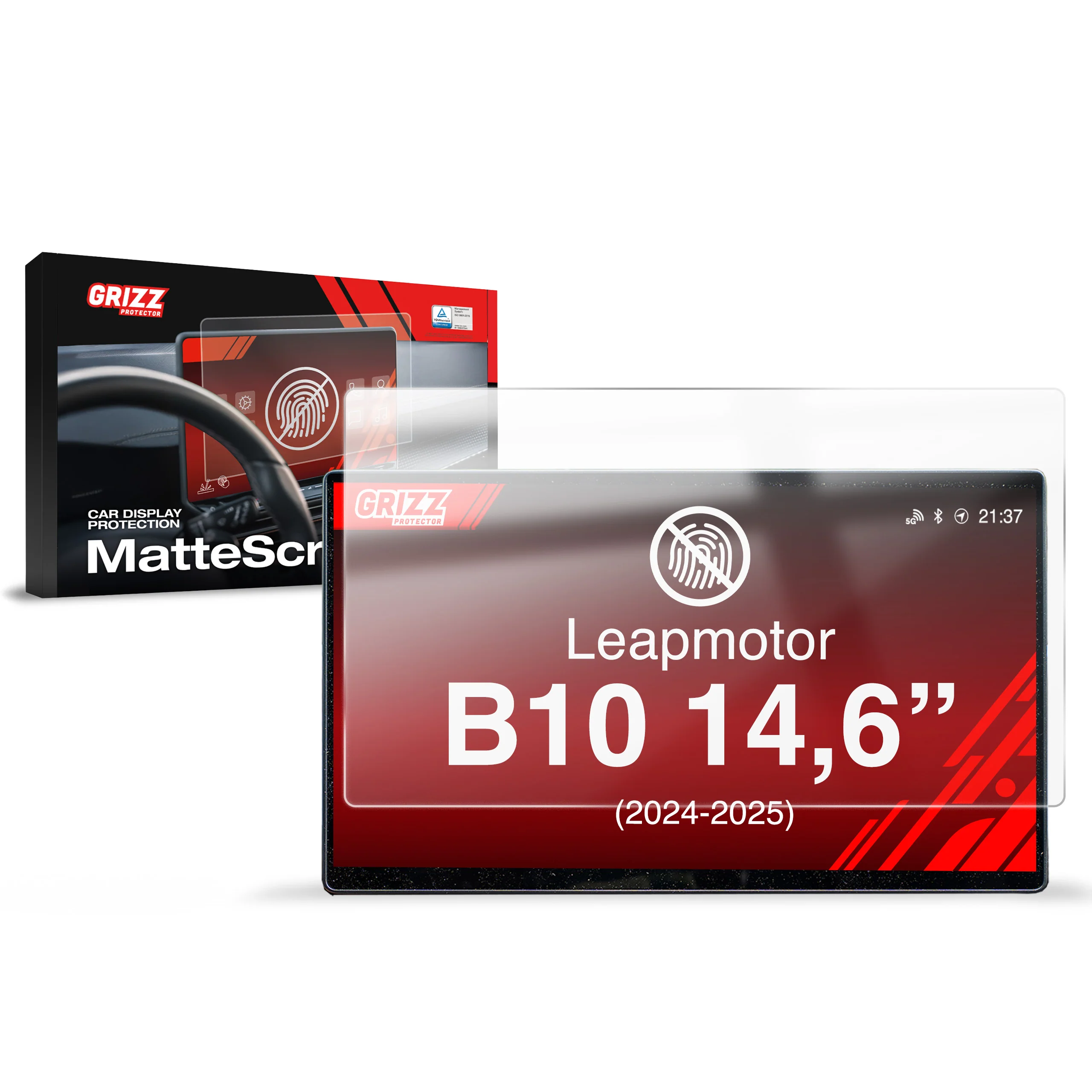 Displayschutzfolie für Leapmotor B10 14,6" (2024-2026) Anti-Fingerprint, Matt