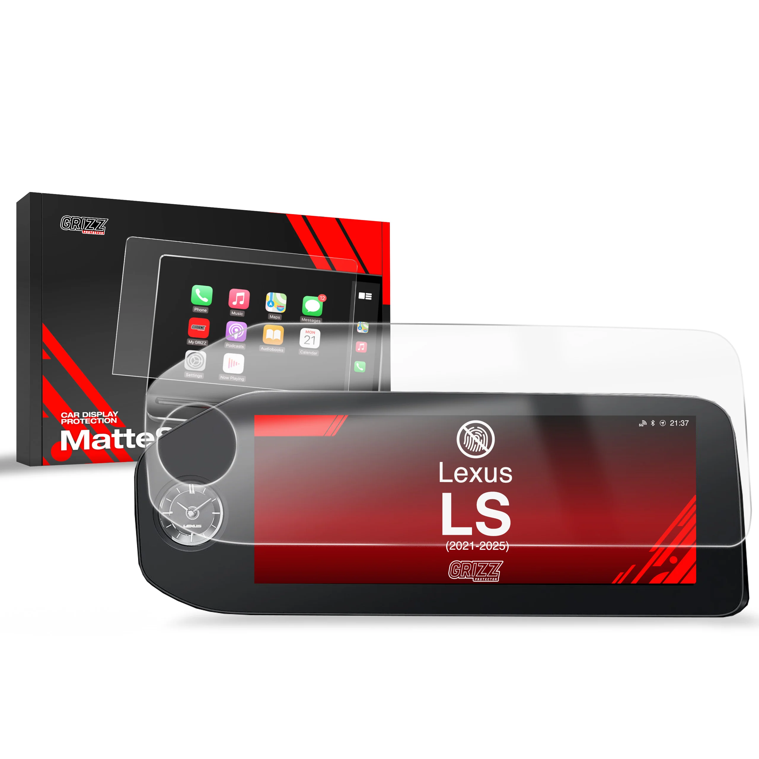 Displayschutzfolie für Lexus LS 12,3" (2021-2025) Anti-Fingerprint, Matt