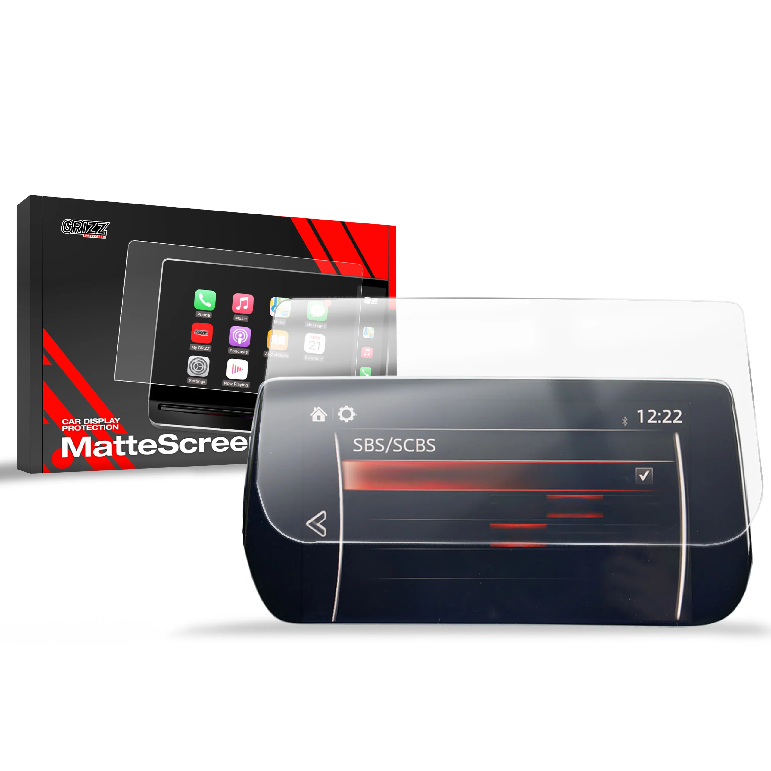 Displayschutzfolie für Mazda 6 8" (2018-2025) Anti-Fingerprint, Matt