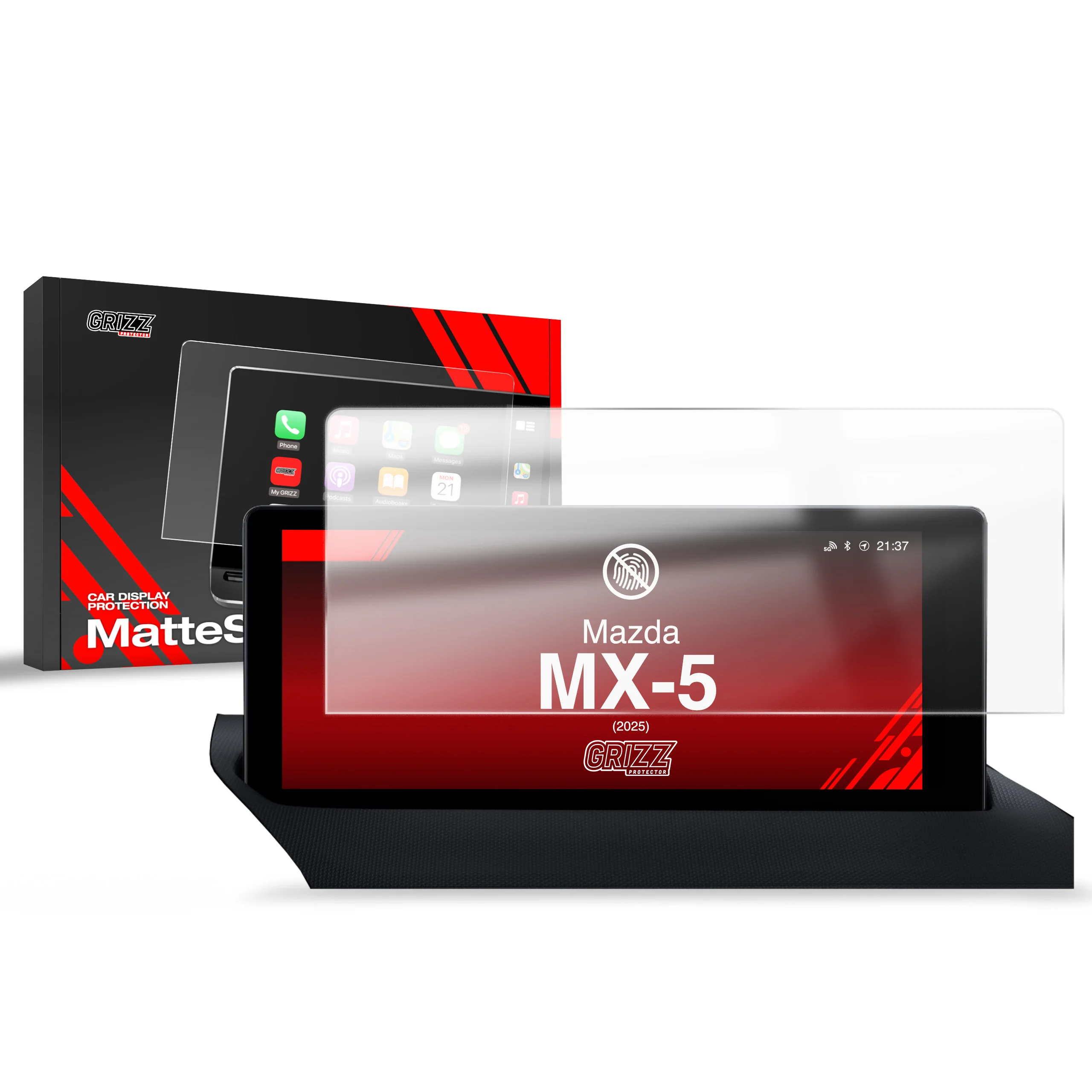 Displayschutzfolie für Mazda MX-5 8,8" (2025-2026) Anti-Fingerprint, Matt