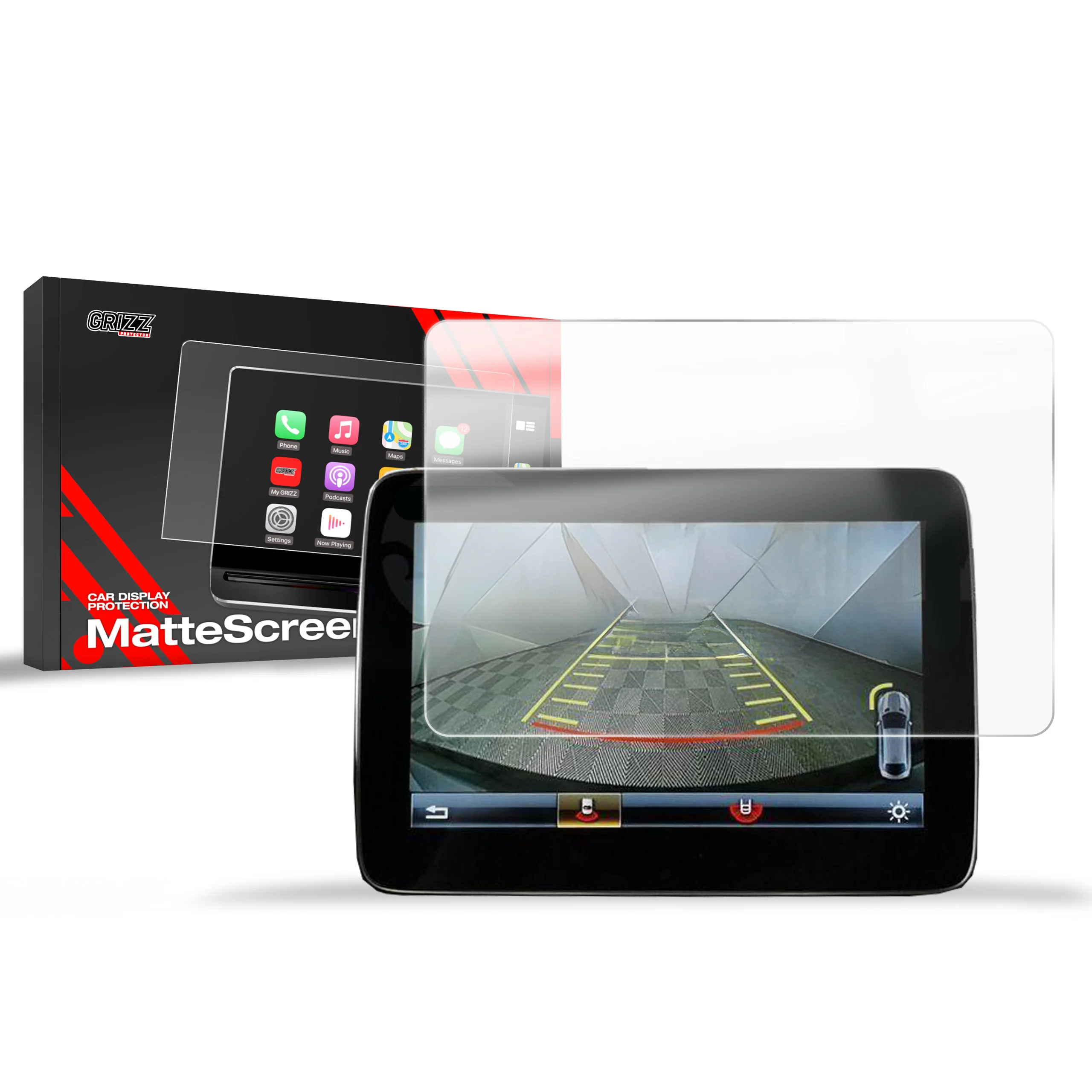 Displayschutzfolie für Mercedes GLE W292 8,4" (2015-2018) Anti-Fingerprint, Matt