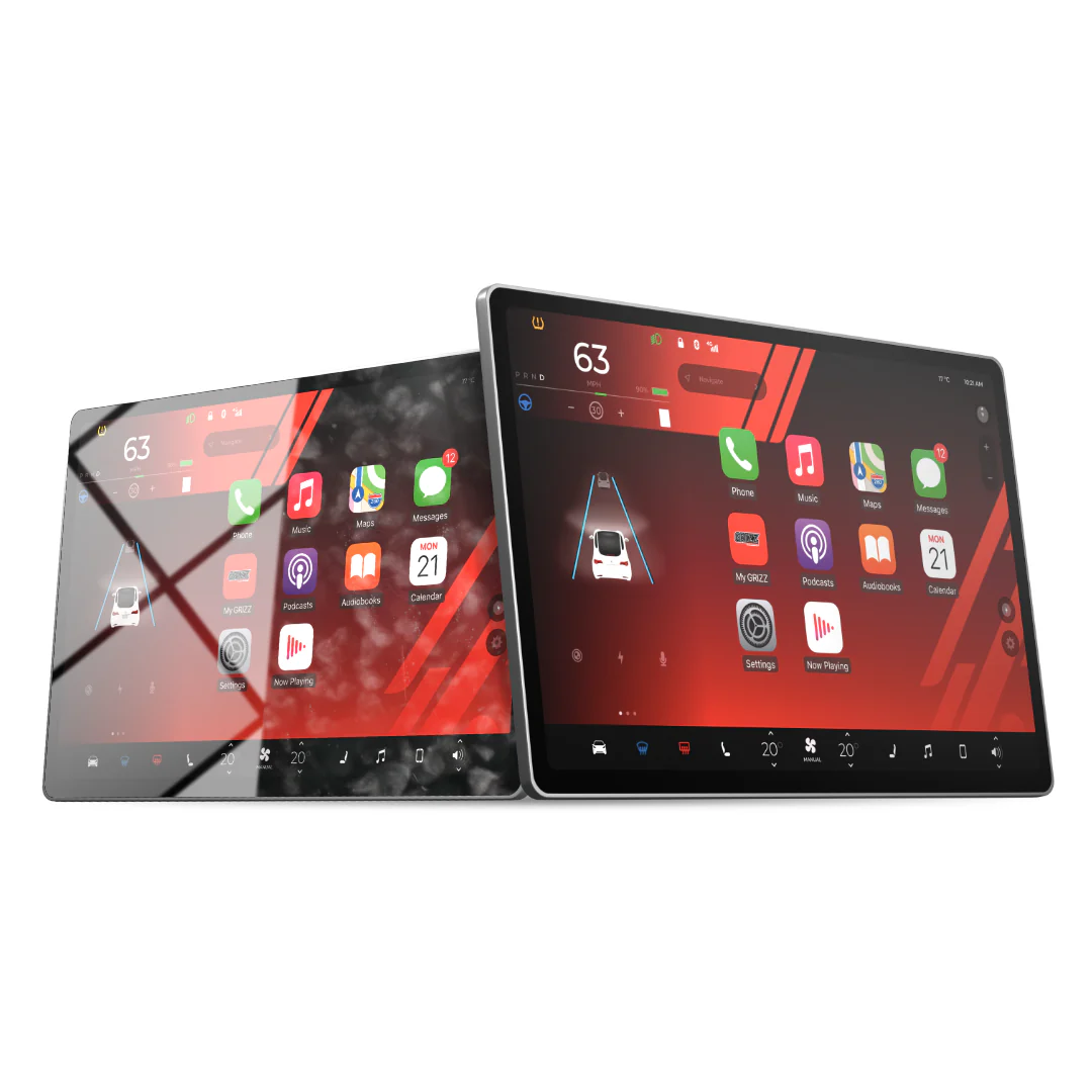 Grizz Navigation Displayschutzfolie für Mitsubishi ASX 10,4" (2024-2025) Anti-Fingerprint, Matt - Image 10
