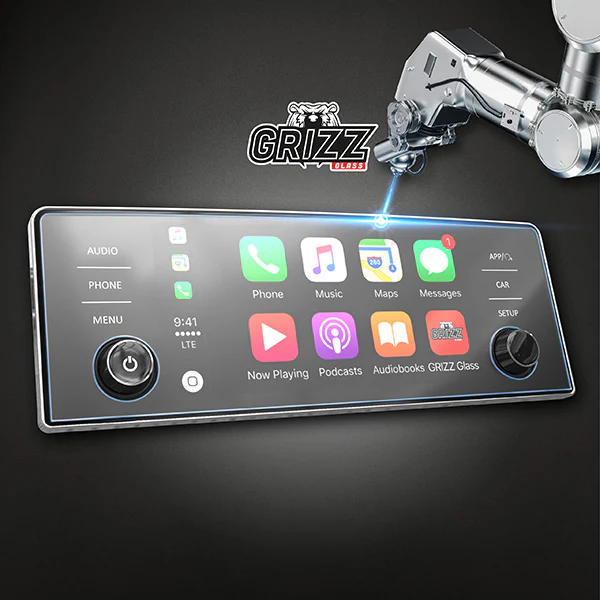 Grizz Navigation Displayschutzfolie für Mitsubishi ASX 10,4" (2024-2025) Anti-Fingerprint, Matt - Image 6