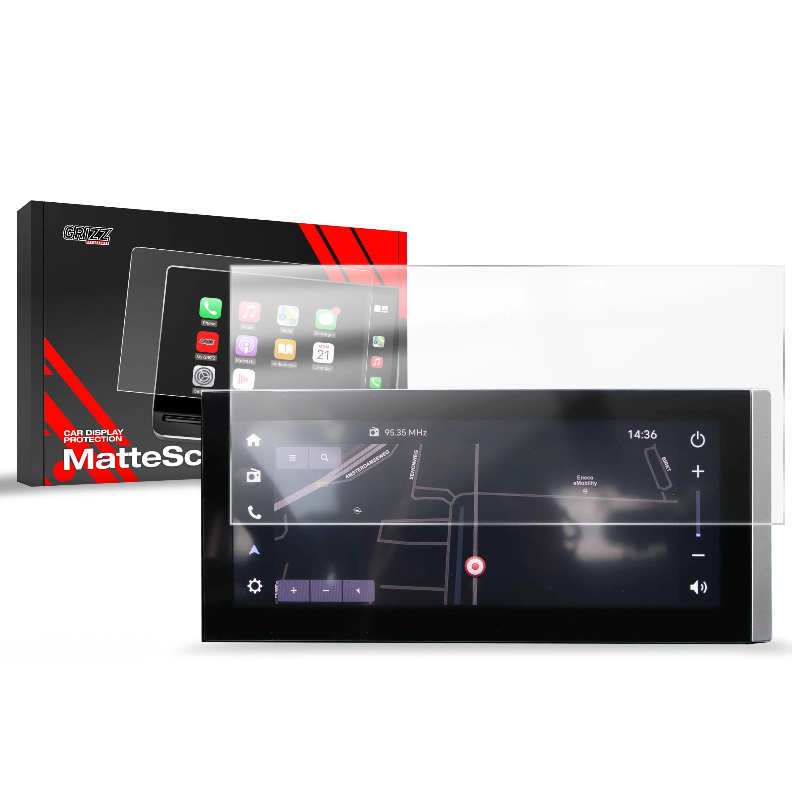 Displayschutzfolie für Opel Frontera (2025-2026) Anti-Fingerprint, Matt - Image 8