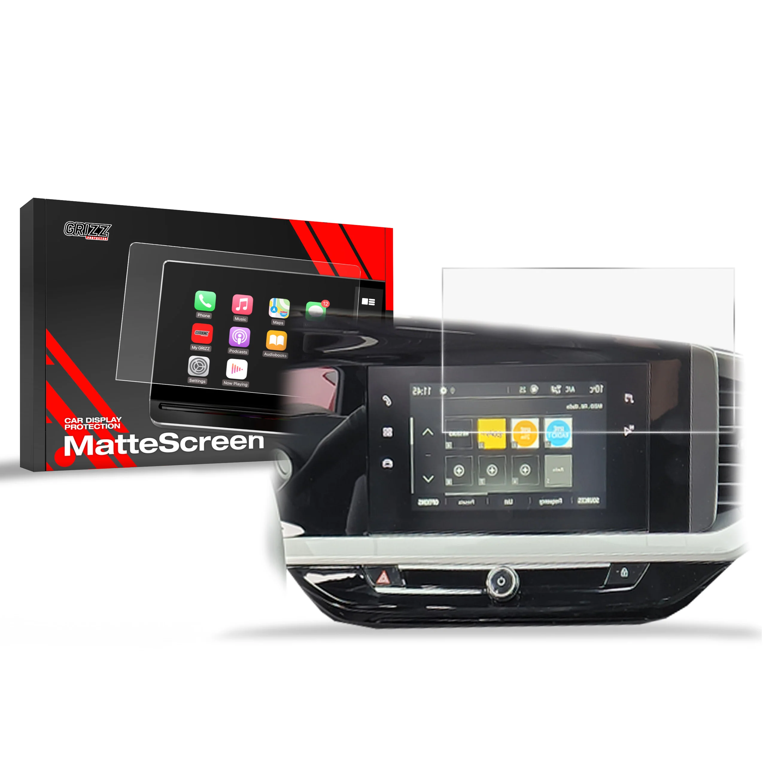 Displayschutzfolie für Opel Grandland 7" (2021-2024) Anti-Fingerprint, Matt