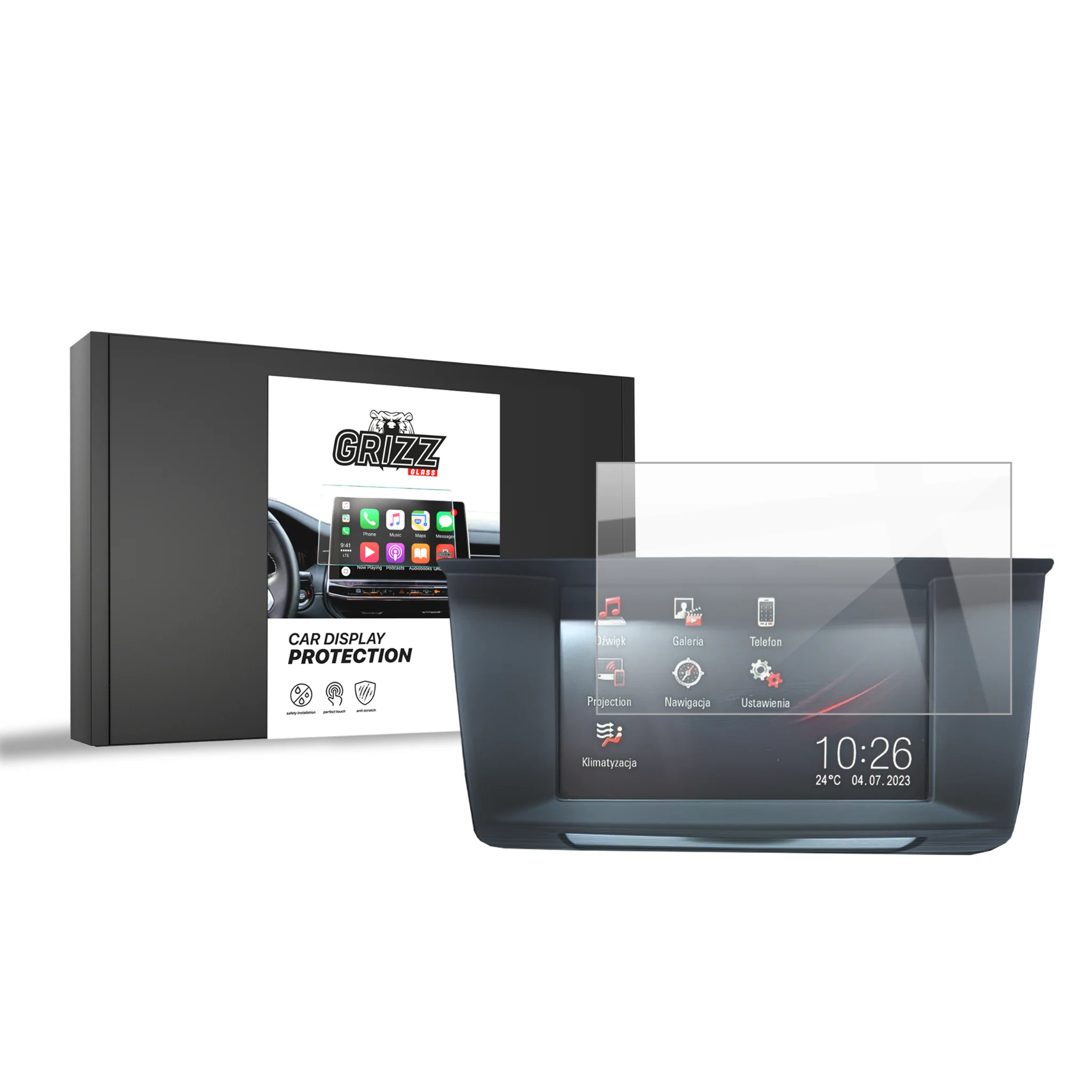 Displayschutzfolie für Opel Insignia B 7" (2017-2020) Navi Folie, Kratzfest, Klar