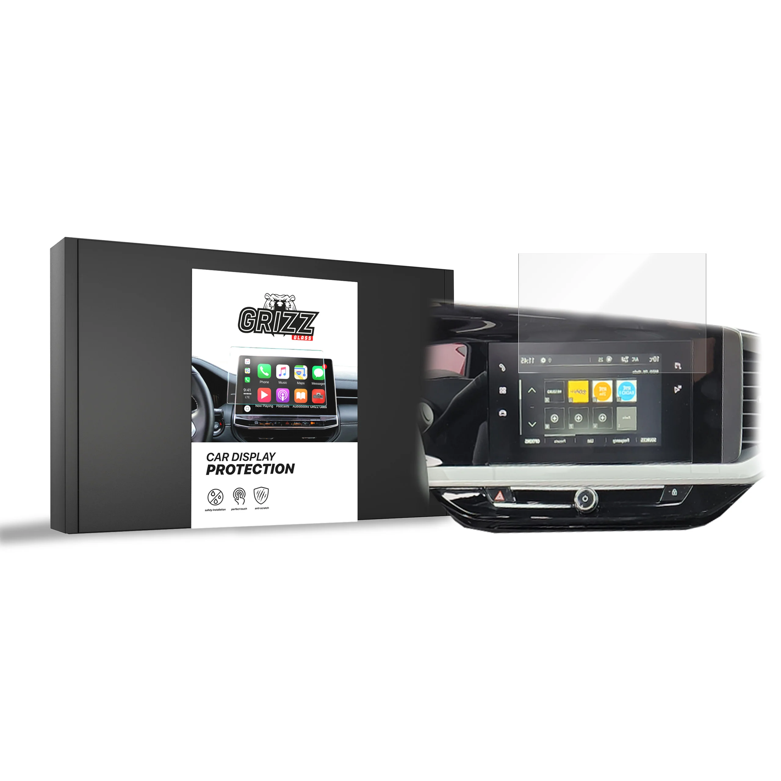 Displayschutzfolie für Opel Mokka 2 7" (2021-2026) Navi Folie, Kratzfest, Klar