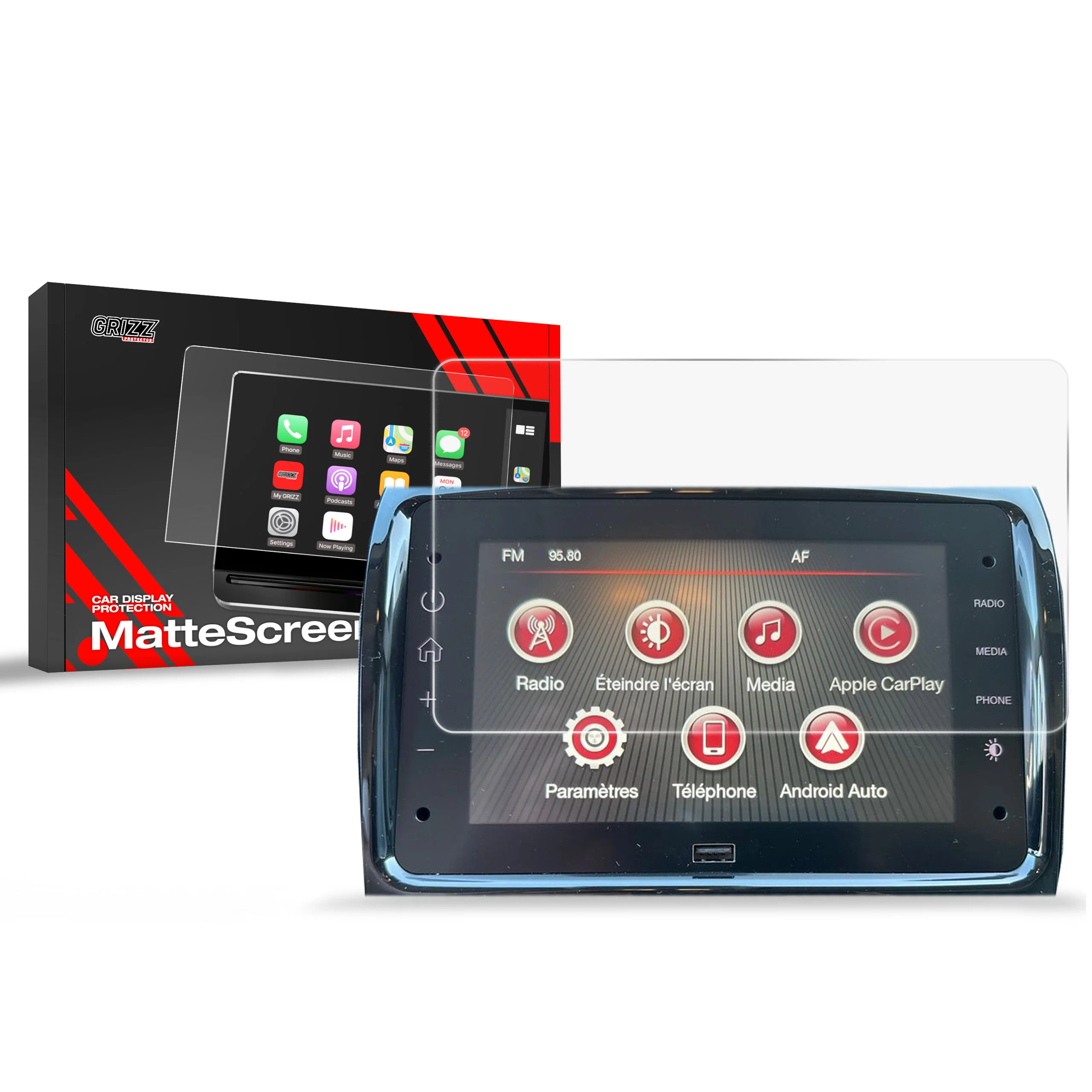 Displayschutzfolie für Opel Movano 3 10" (2023-2026) Anti-Fingerprint, Matt