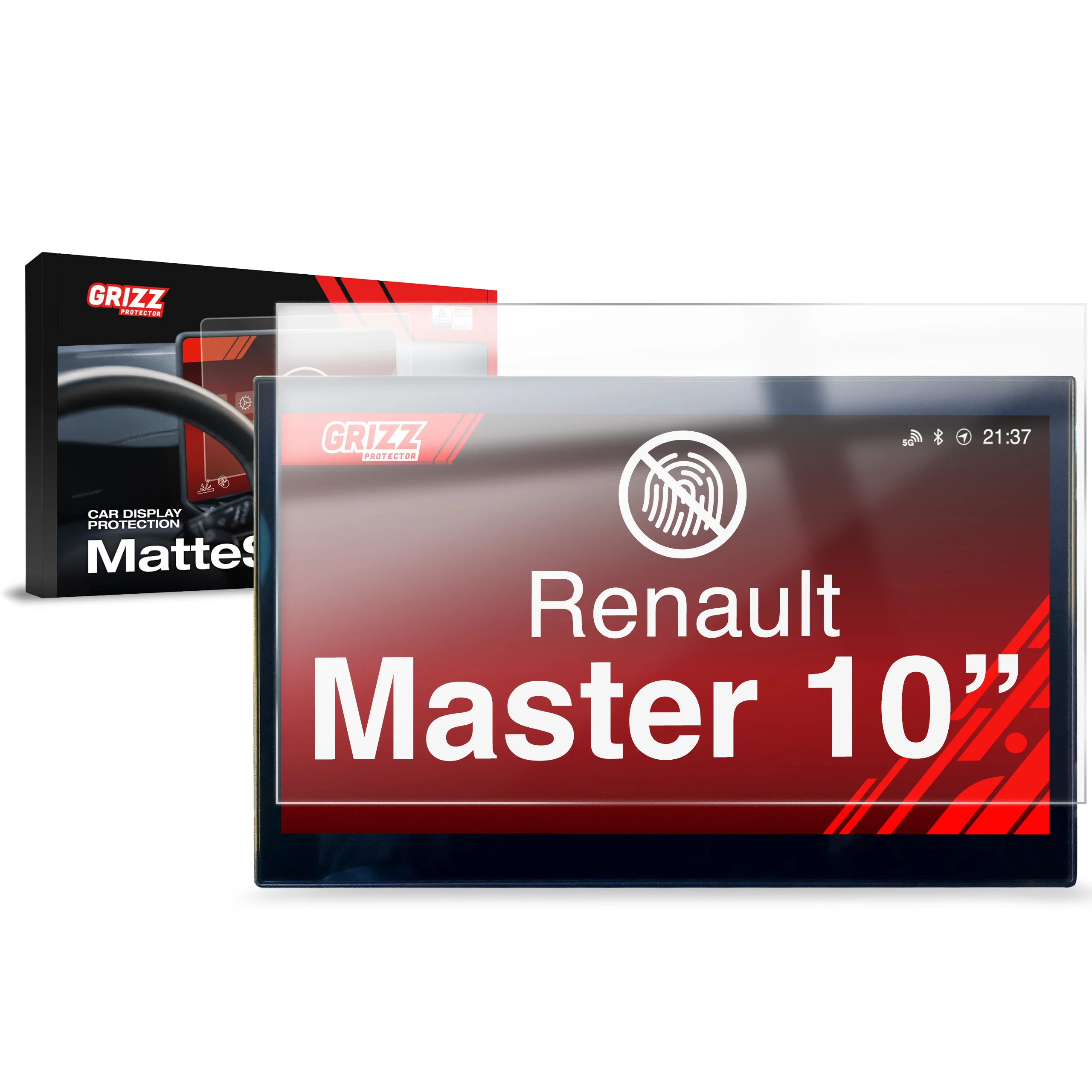 Displayschutzfolie für Renault Master 10" (2025-2026) Anti-Fingerprint, Matt