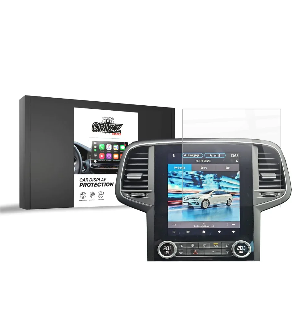 Displayschutzfolie für Renault Talisman 9,3" (2020-2024) Navi Folie, Kratzfest, Klar