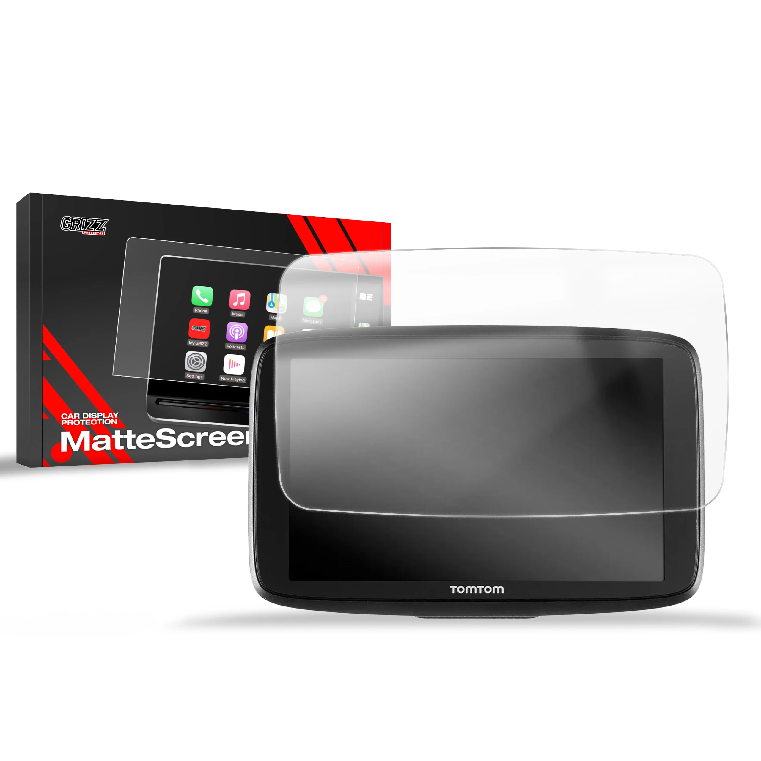 Displayschutzfolie für Tomtom Go Essential 6" Anti-Fingerprint, Matt
