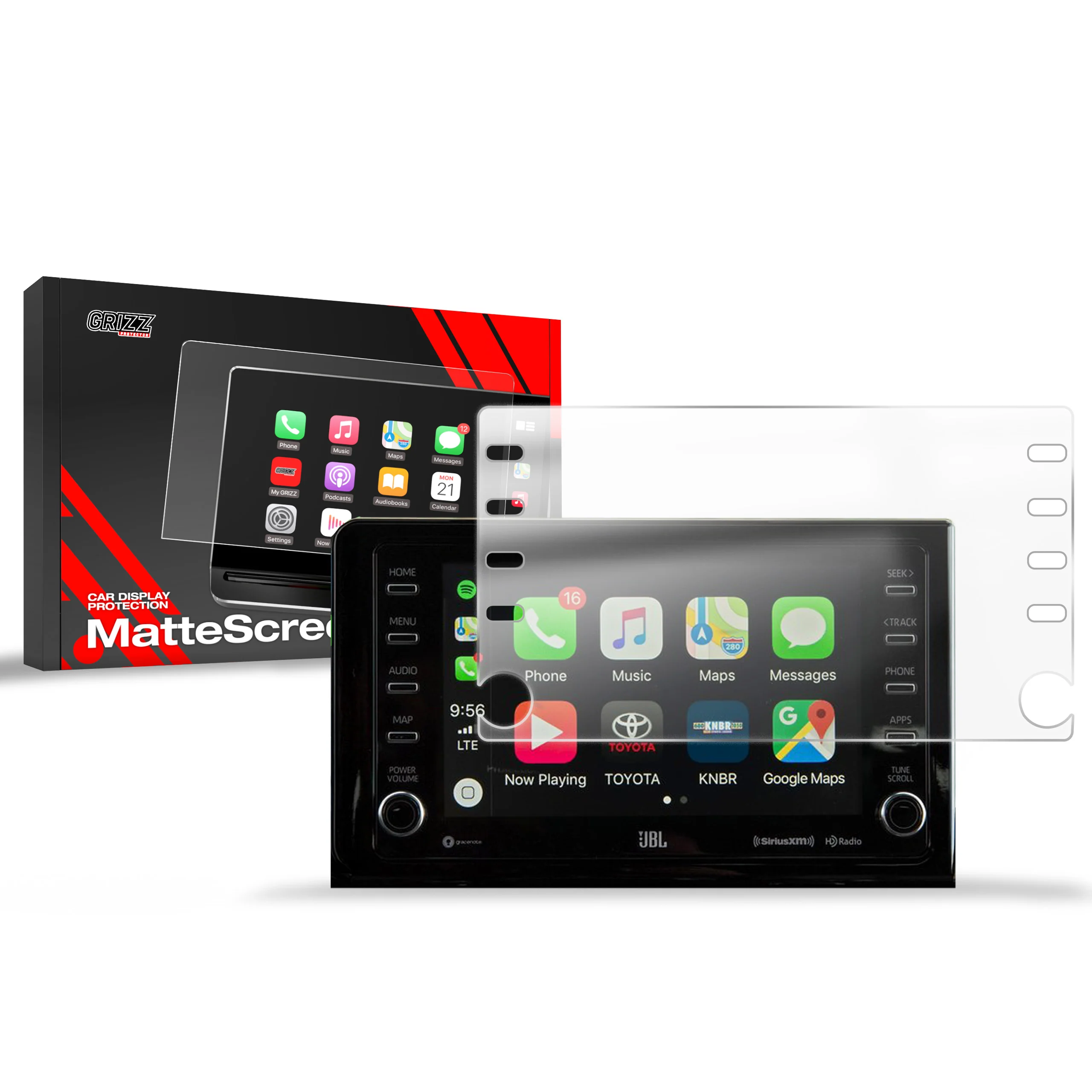 Displayschutzfolie für Toyota Hilux 8" (2025-2026) Anti-Fingerprint, Matt