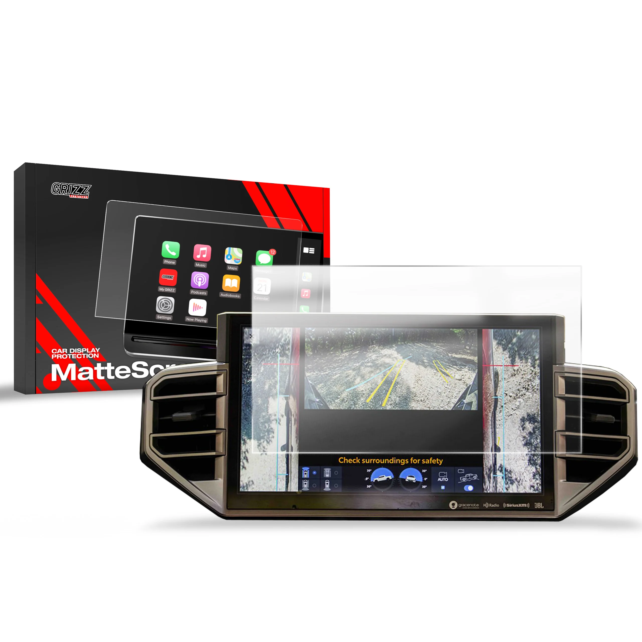 Displayschutzfolie für Toyota Tundra 14" (2022-2026) Anti-Fingerprint, Matt - Image 8