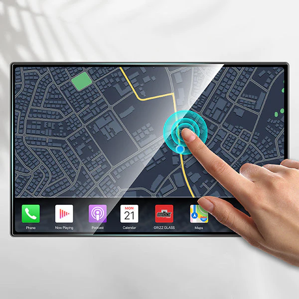 Displayschutzfolie für Volkswagen VW Golf 8 GTD Discover Media (2021-2024) Navi Folie, Kratzfest, Klar - Image 5