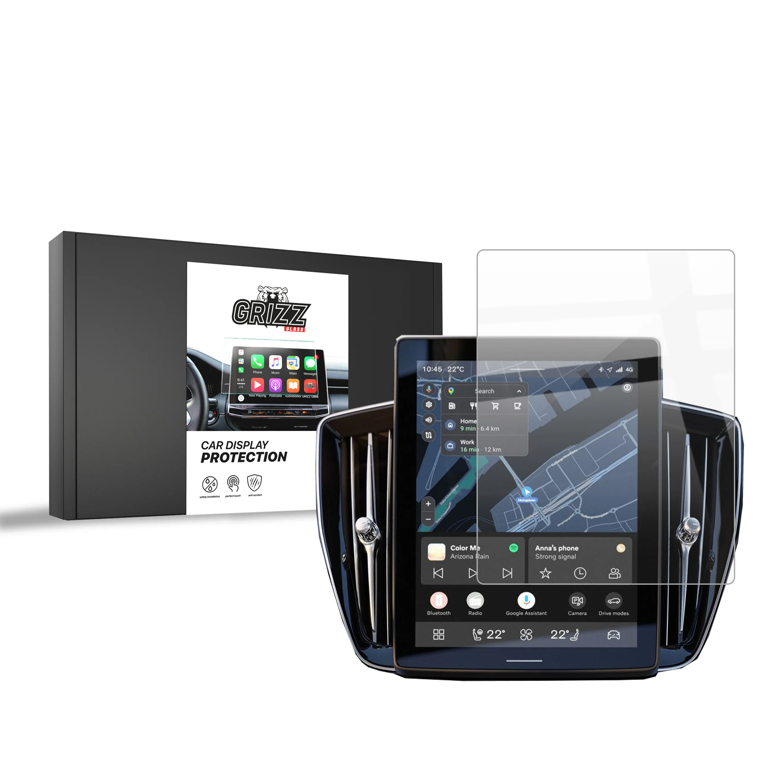 Displayschutzfolie für Volvo XC60 11,2" (2025-2026) Navi Folie, Kratzfest, Klar