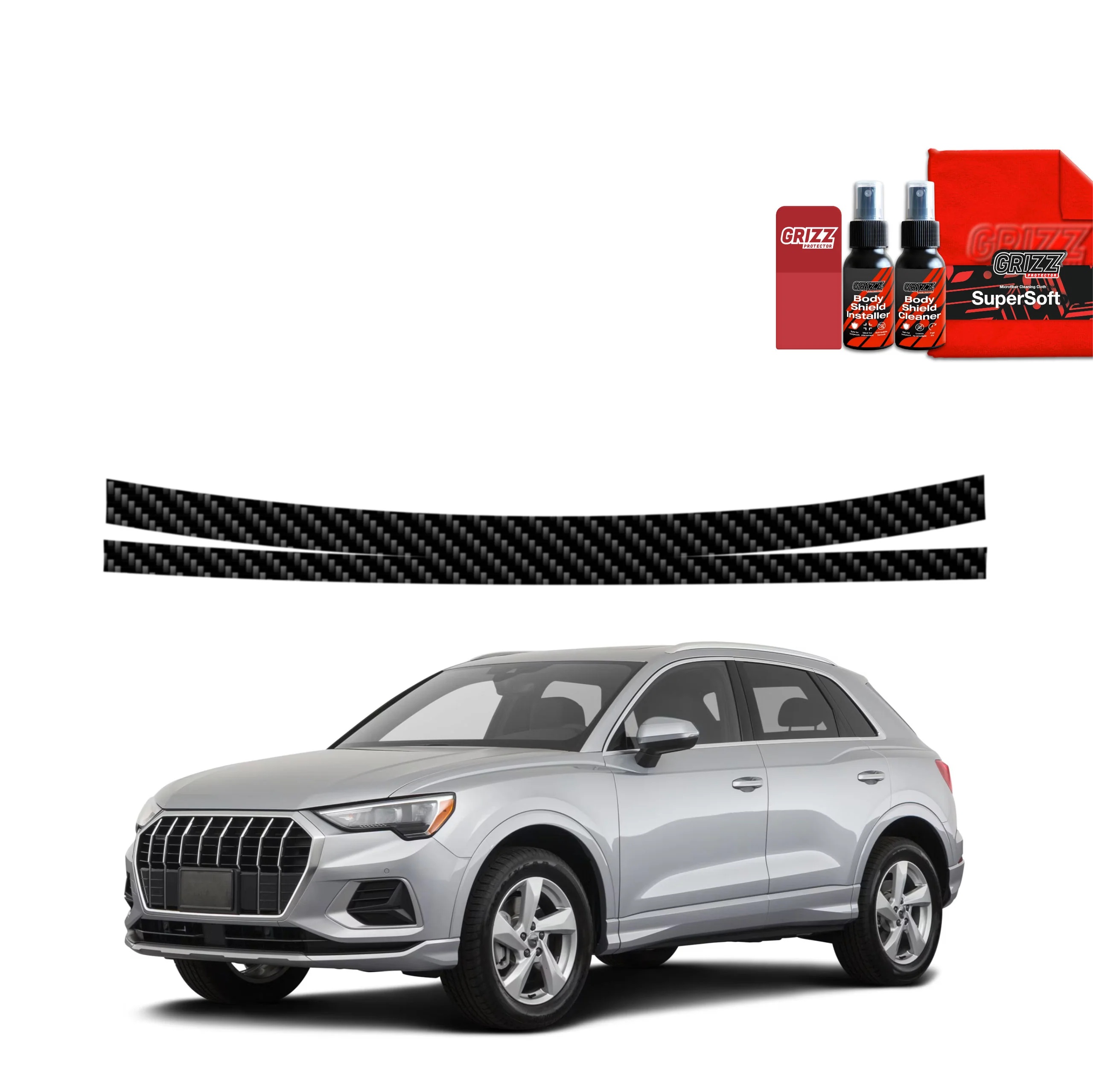 Kohlenstoff Schutzfolie für Ladekante - Audi Q3 Sportback (2018-2025)