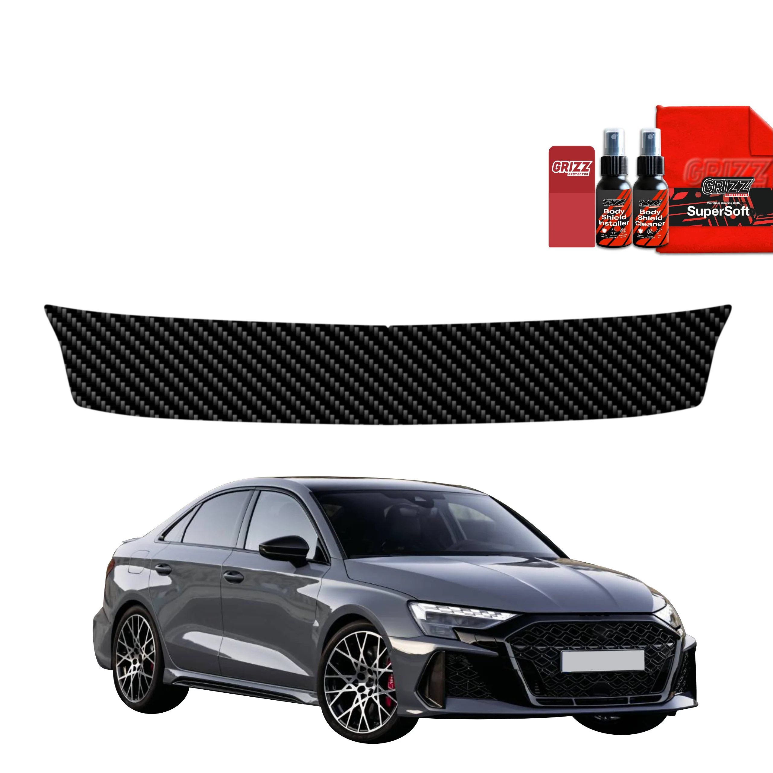 Kohlenstoff Schutzfolie für Ladekante - Audi RS3 (2025-2026)