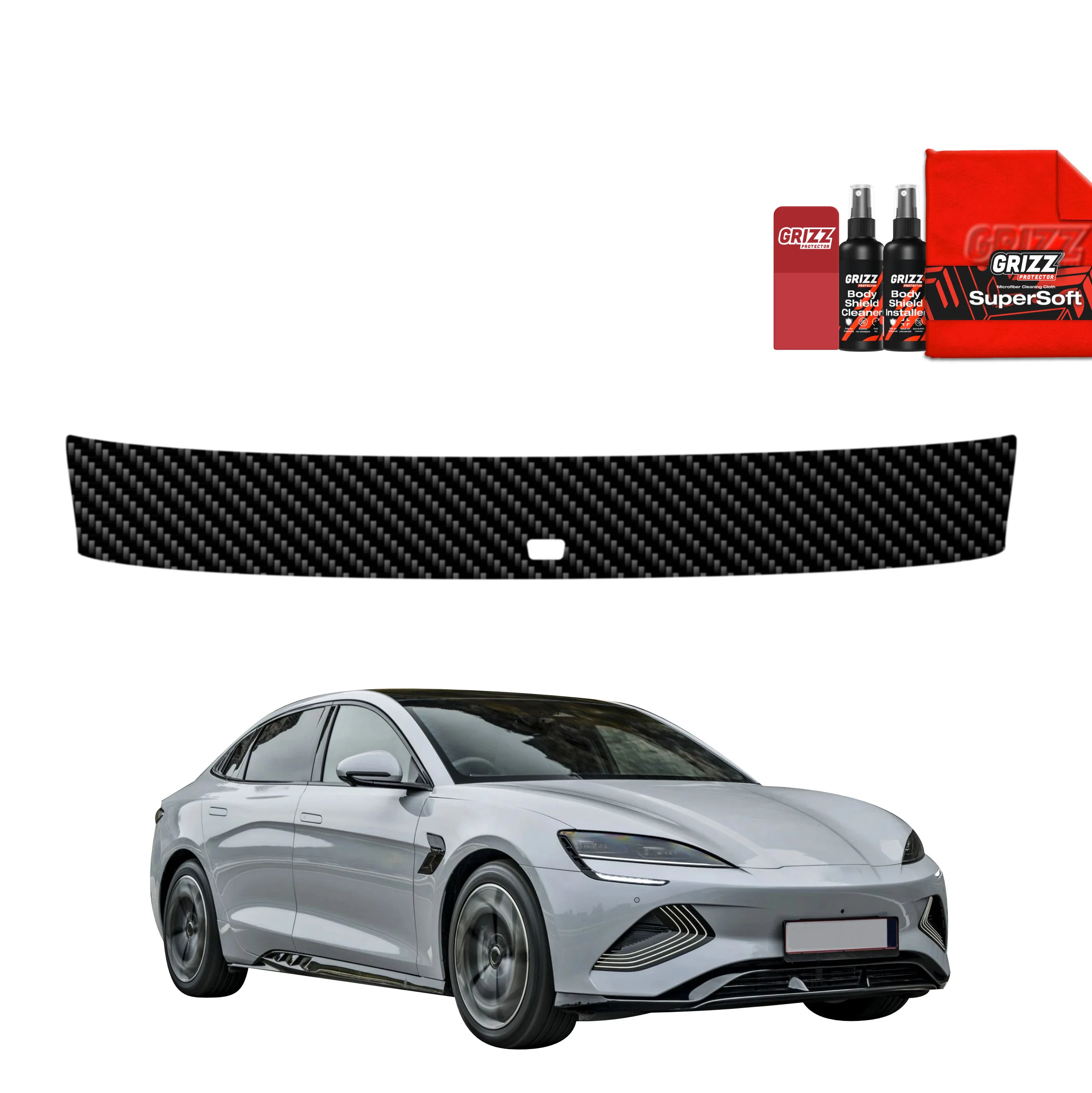 Kohlenstoff Schutzfolie für Ladekante - BYD Seal (2026)