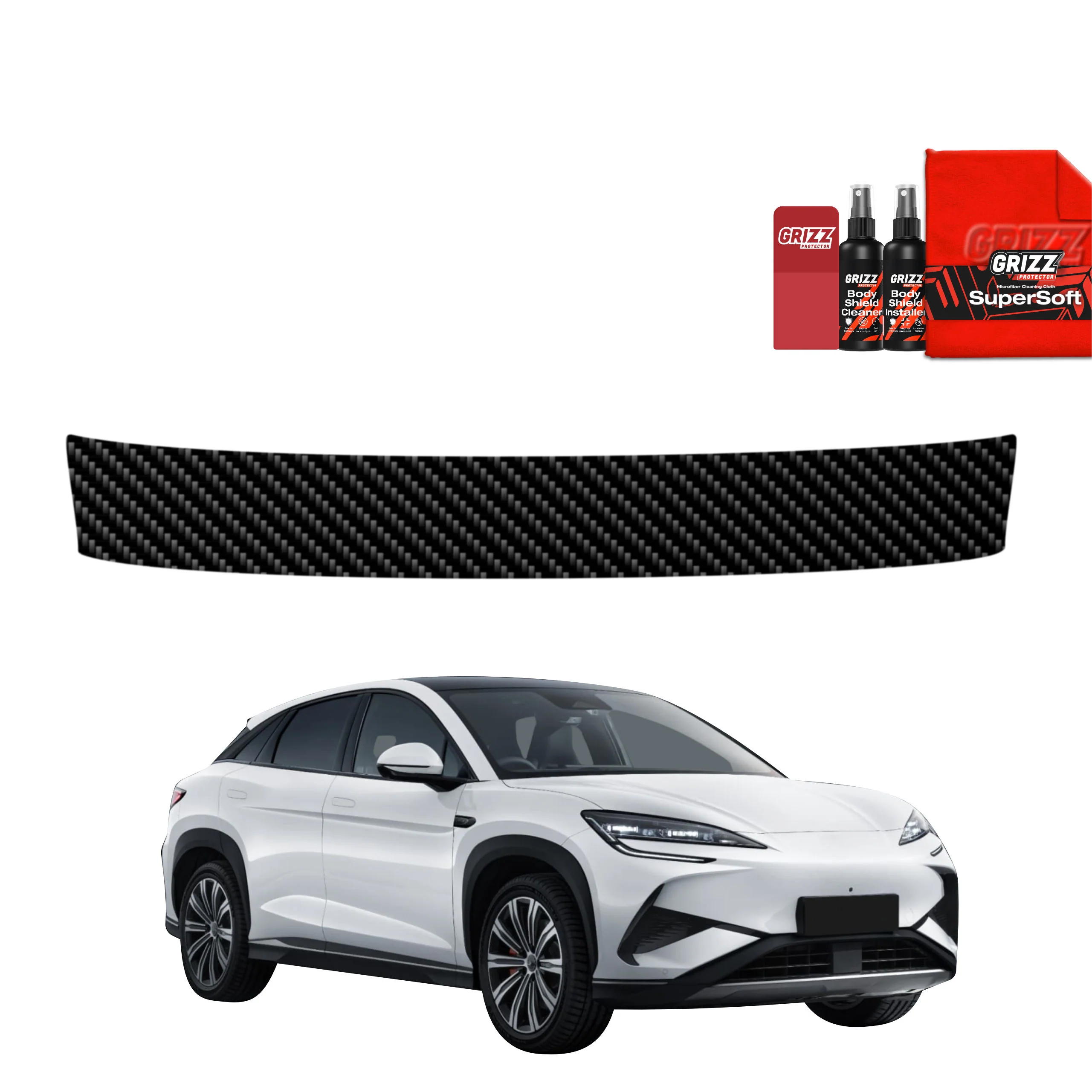 Kohlenstoff Schutzfolie für Ladekante - BYD Sealion 7 (2025-2026)