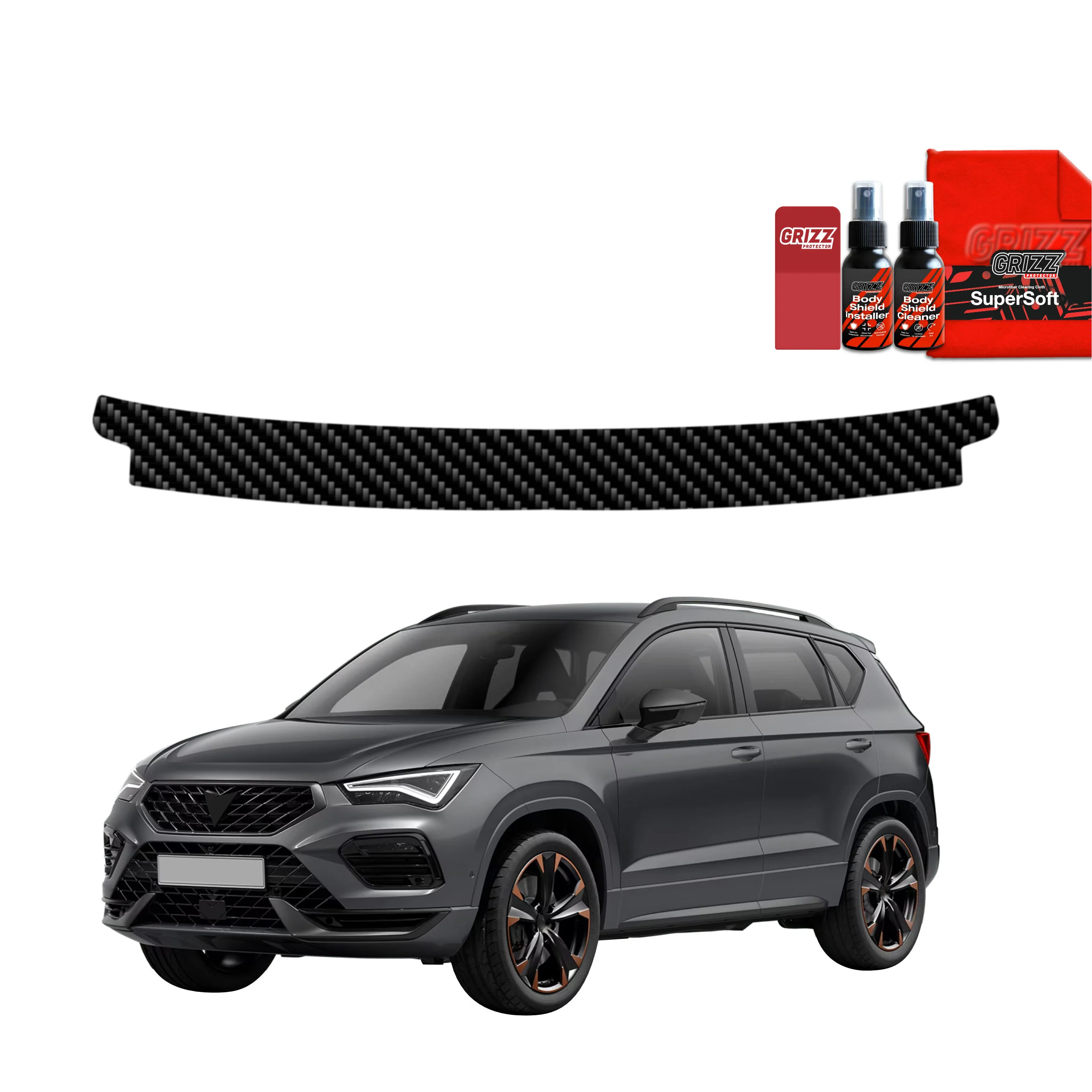Kohlenstoff Schutzfolie für Ladekante - Cupra Ateca (2020-2026)