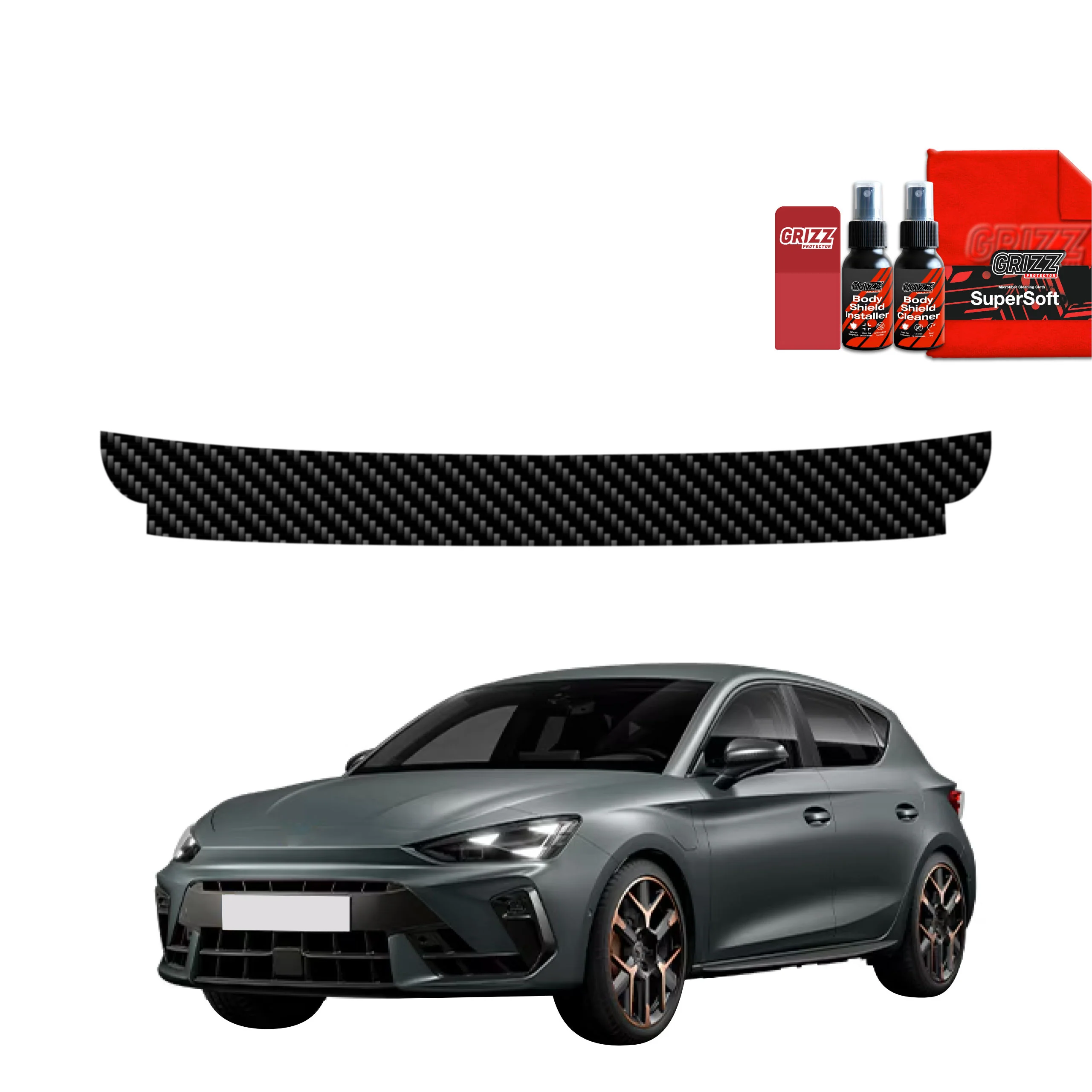 Kohlenstoff Schutzfolie für Ladekante - Cupra Leon Sportstourer (2024-2026)