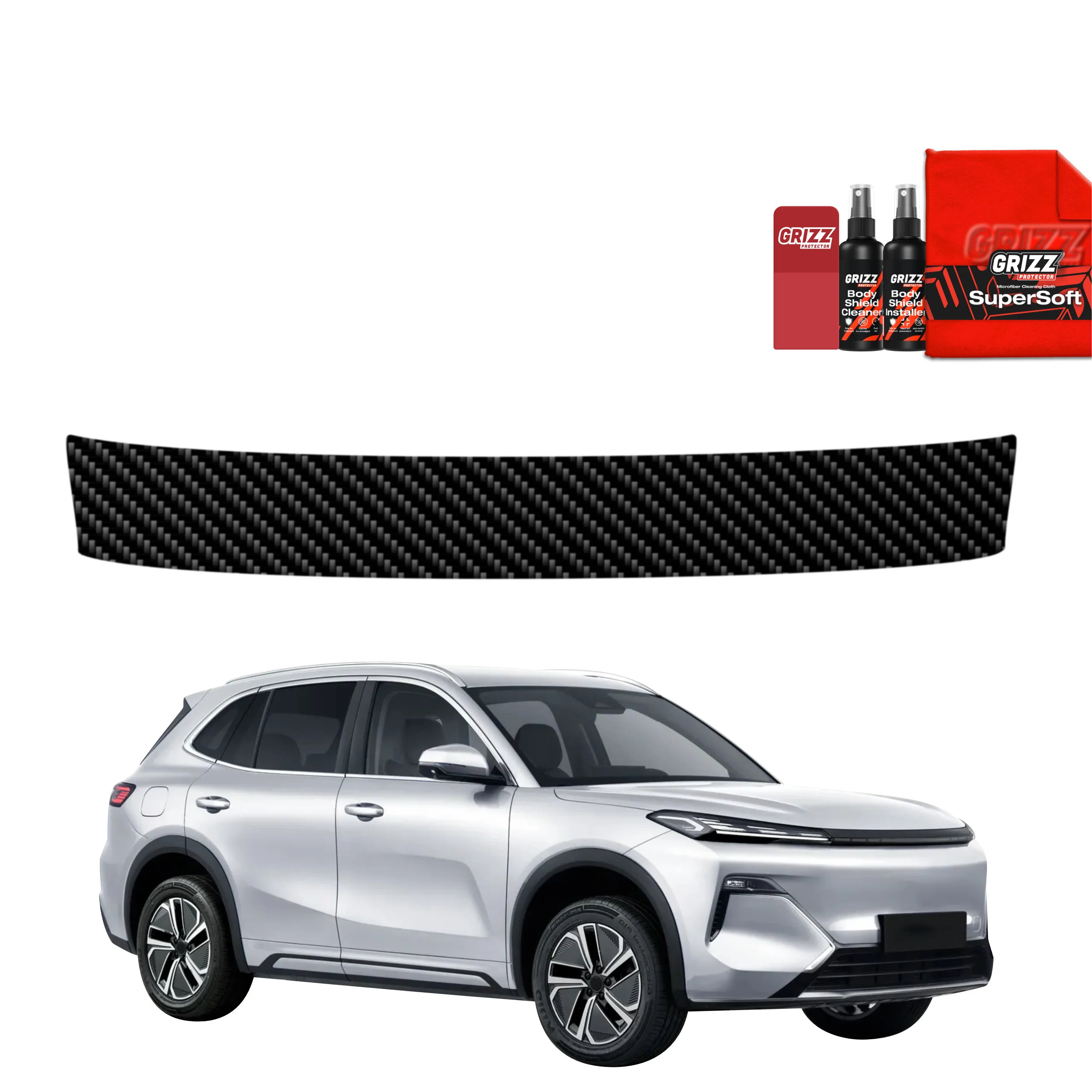 Kohlenstoff Schutzfolie für Ladekante - Geely Starray EM-i (2025-2026)