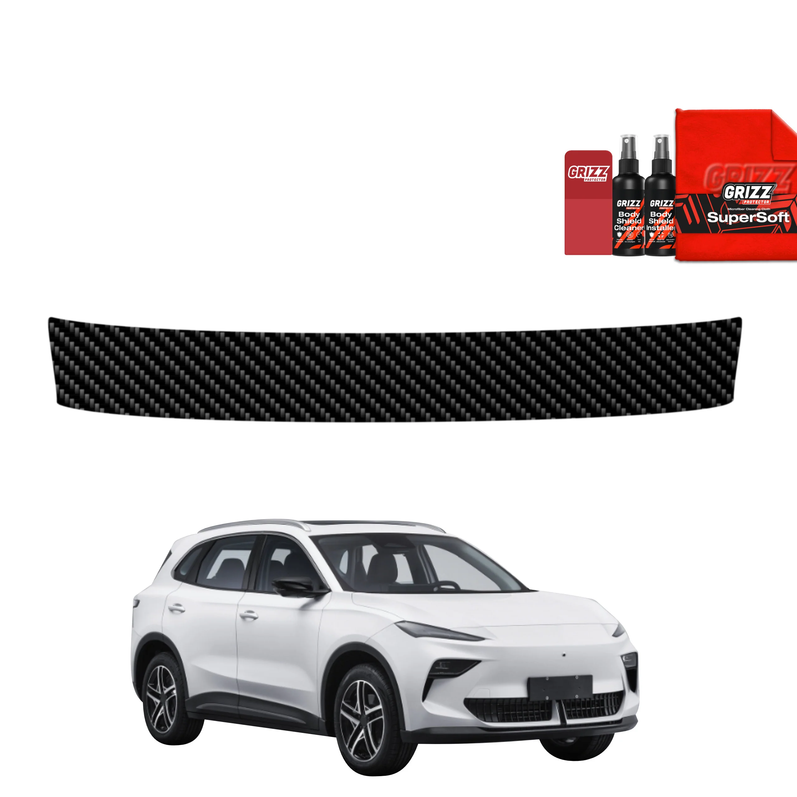 Kohlenstoff Schutzfolie für Ladekante - MG S5 EV (2025-2026)