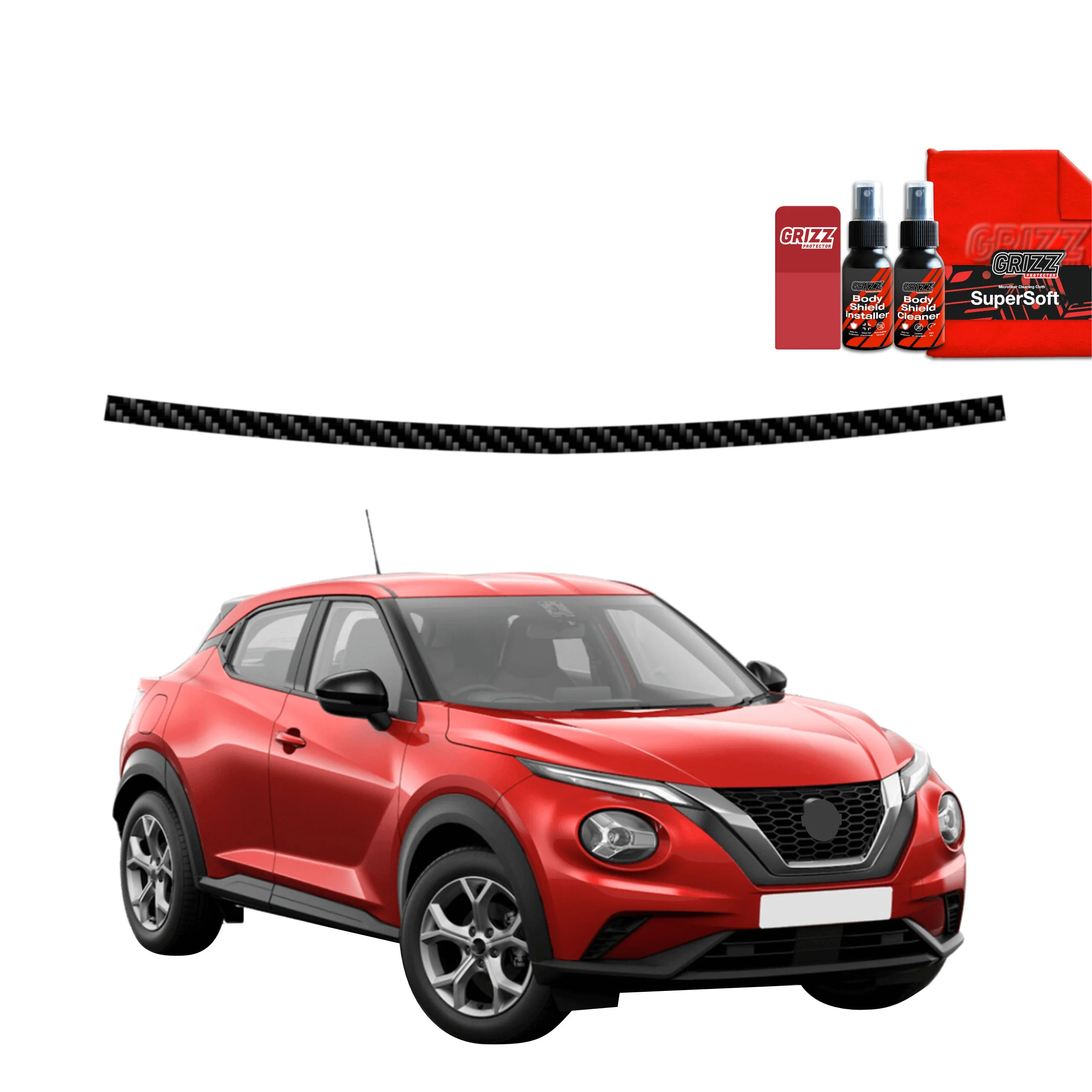 Kohlenstoff Schutzfolie für Ladekante - Nissan Juke Facelift (2024-2026)