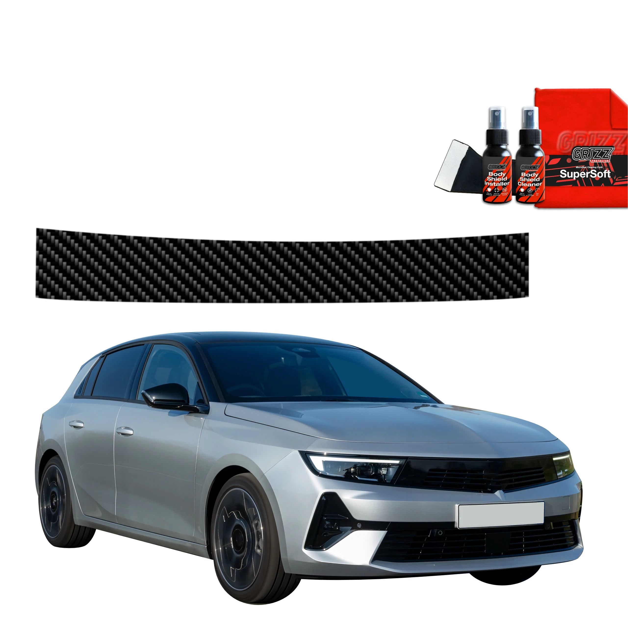 Kohlenstoff Schutzfolie für Ladekante - Opel Astra (2021- 2024)
