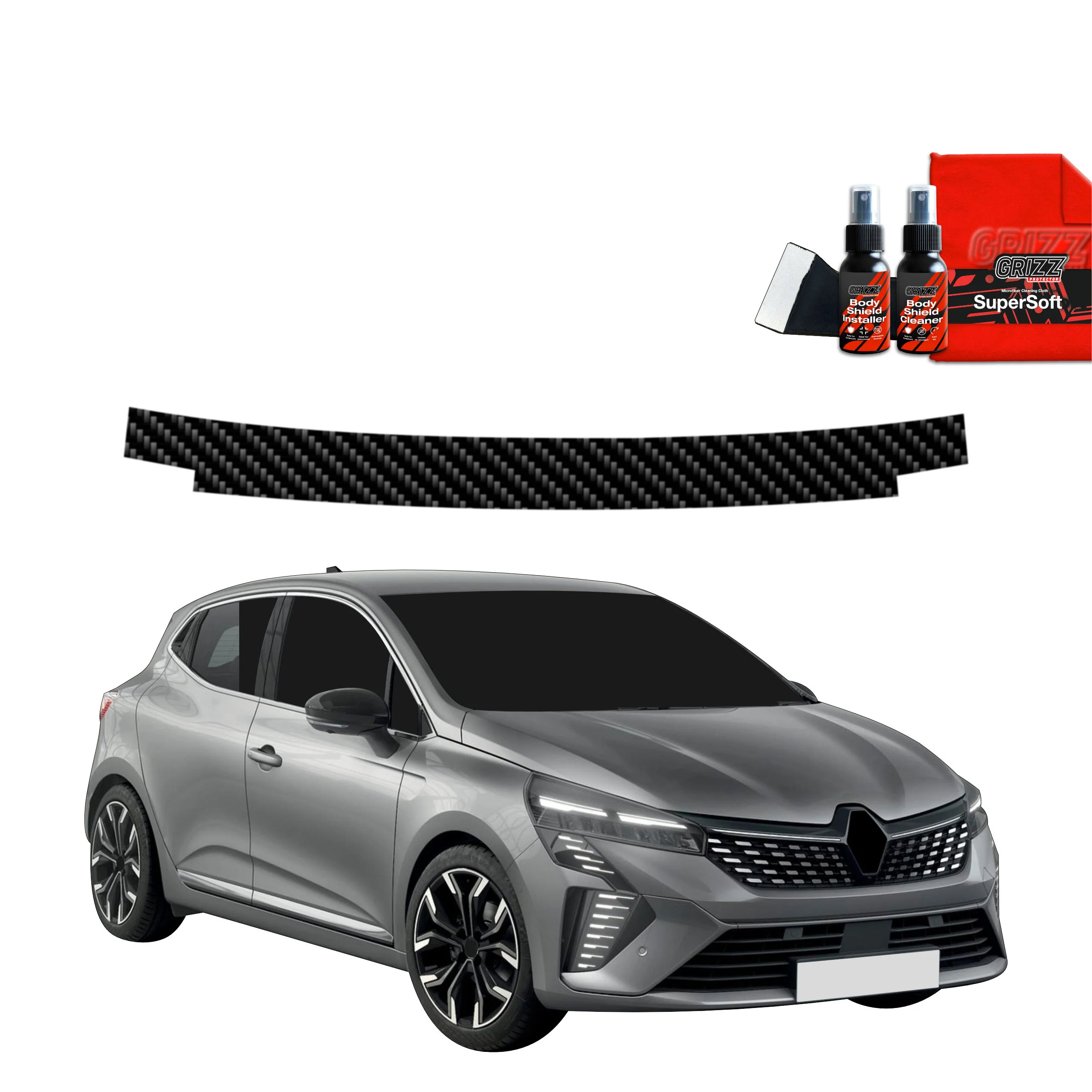 Kohlenstoff Schutzfolie für Ladekante - Renault Clio (2020-2024)
