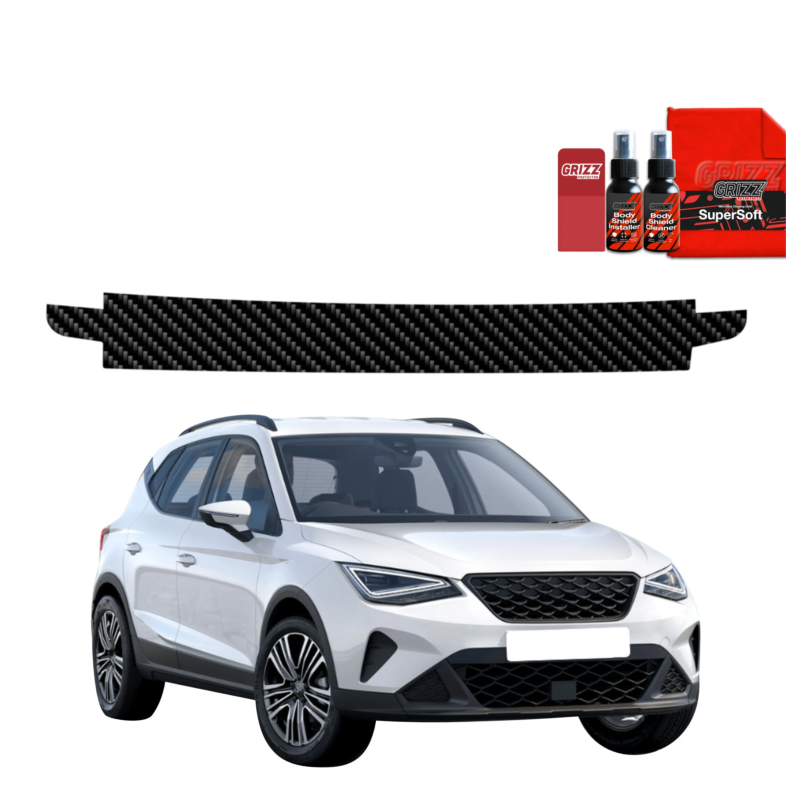 Kohlenstoff Schutzfolie für Ladekante - Seat Arona (2021-2026)