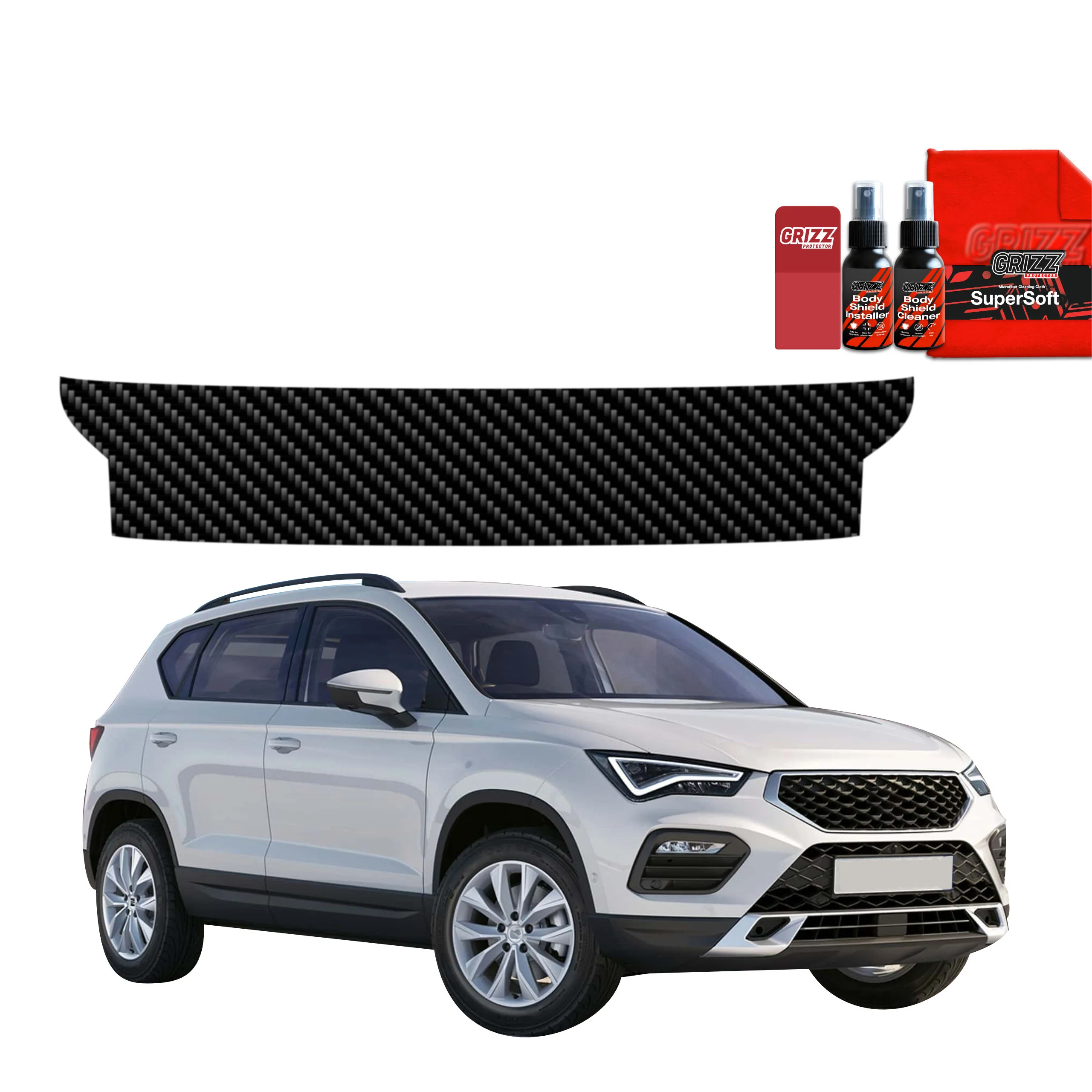 Kohlenstoff Schutzfolie für Ladekante - Seat Ateca (2020-2026)