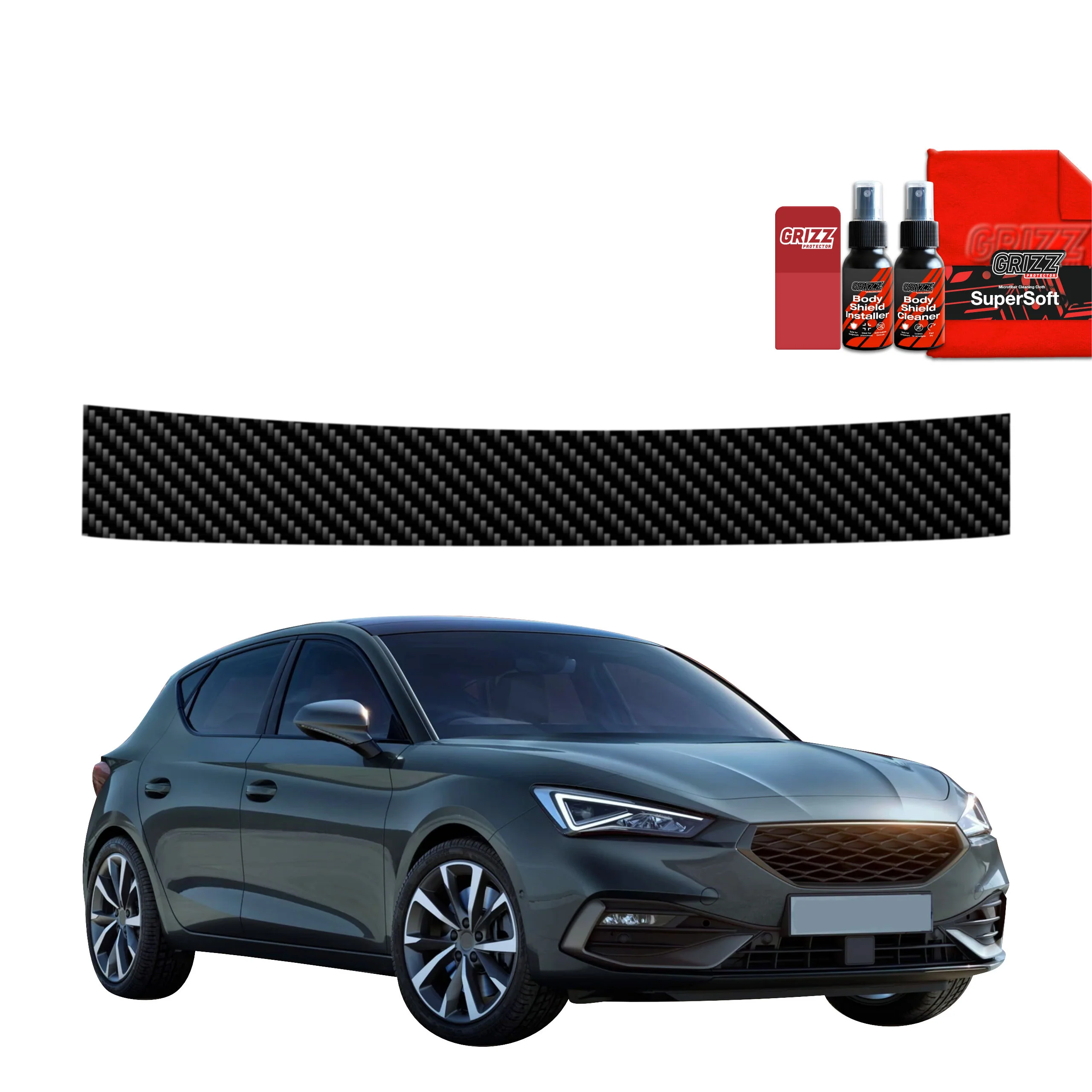Kohlenstoff Schutzfolie für Ladekante - Seat Leon (2024-2026)