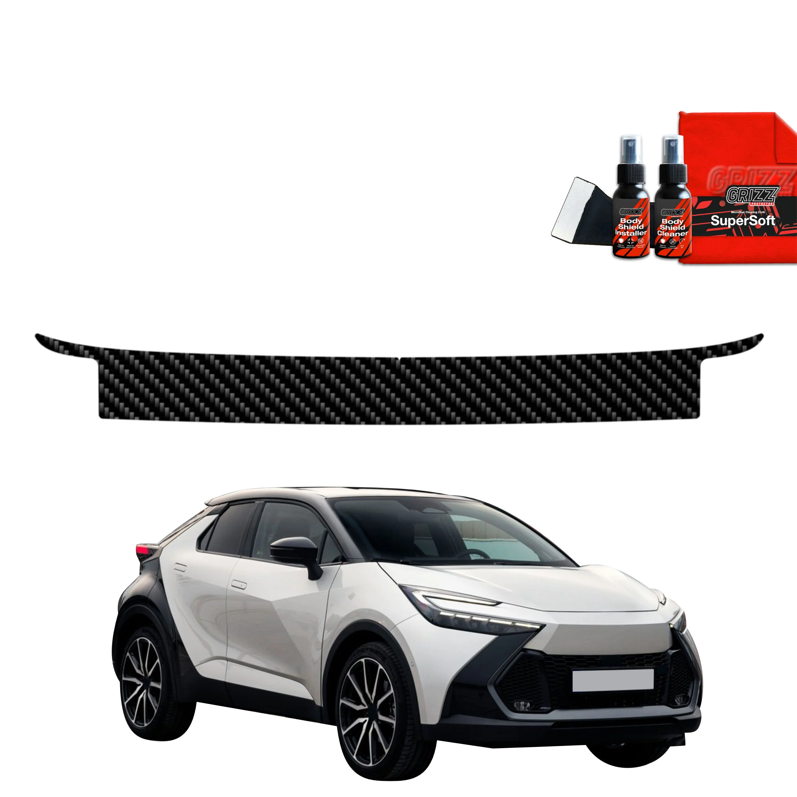 Kohlenstoff Schutzfolie für Ladekante - Toyota C-HR (2023-2026)