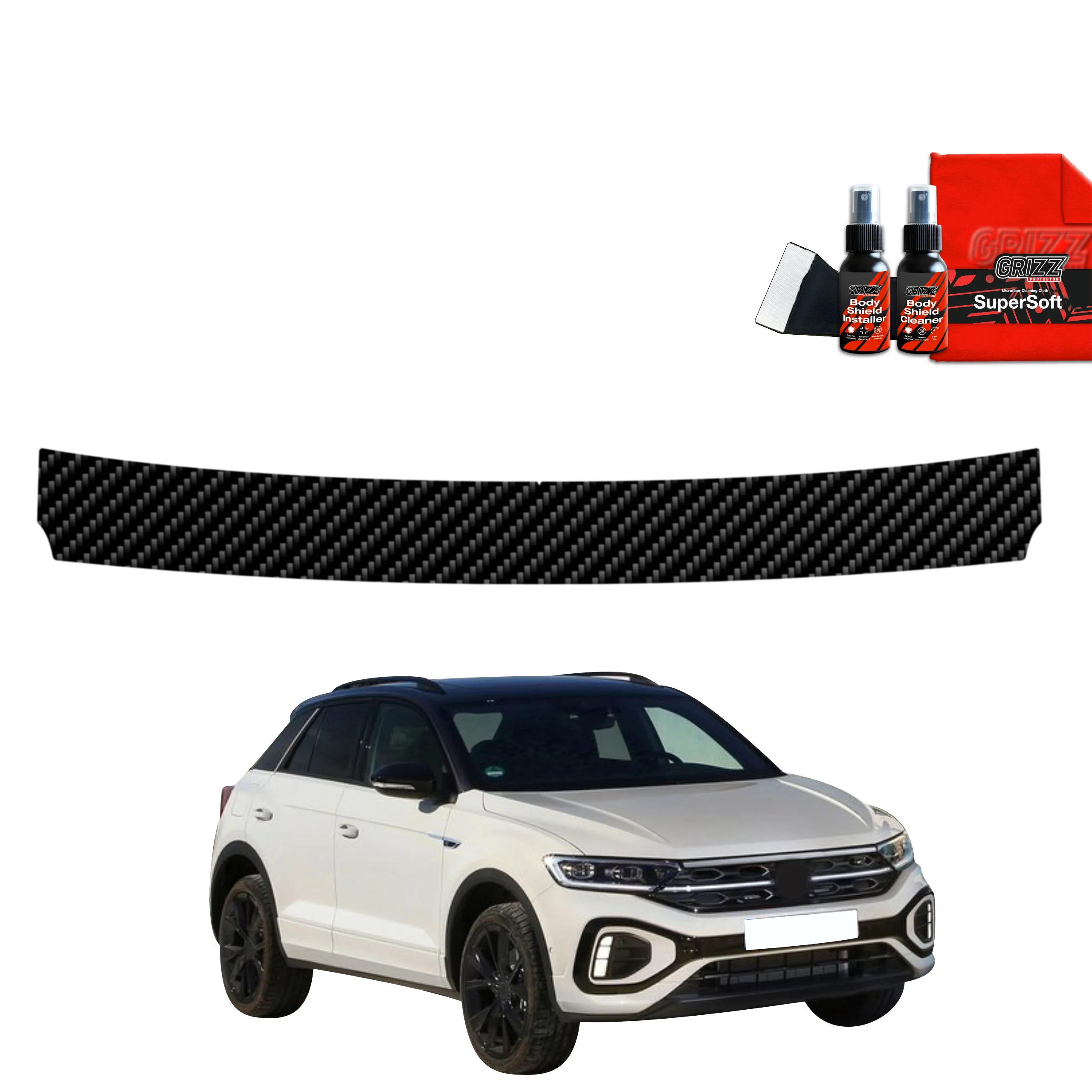 Kohlenstoff Schutzfolie für Ladekante - Volkswagen T-Roc (2021-2025)