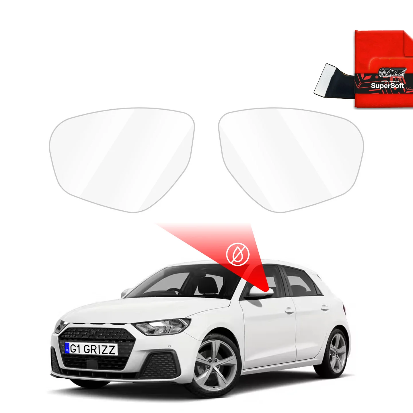 Regenschutzfolie für Außenspiegel - Audi A1 FY (2023-2025)