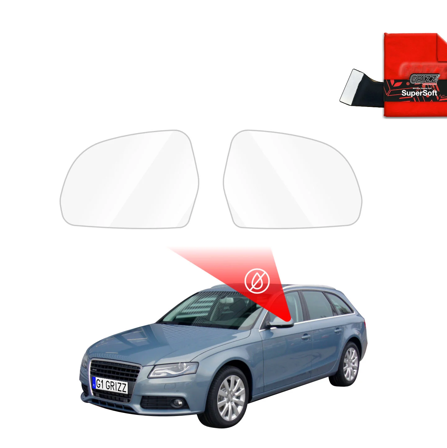 Regenschutzfolie für Außenspiegel - Audi A4 B8 Avant (2007-2011)