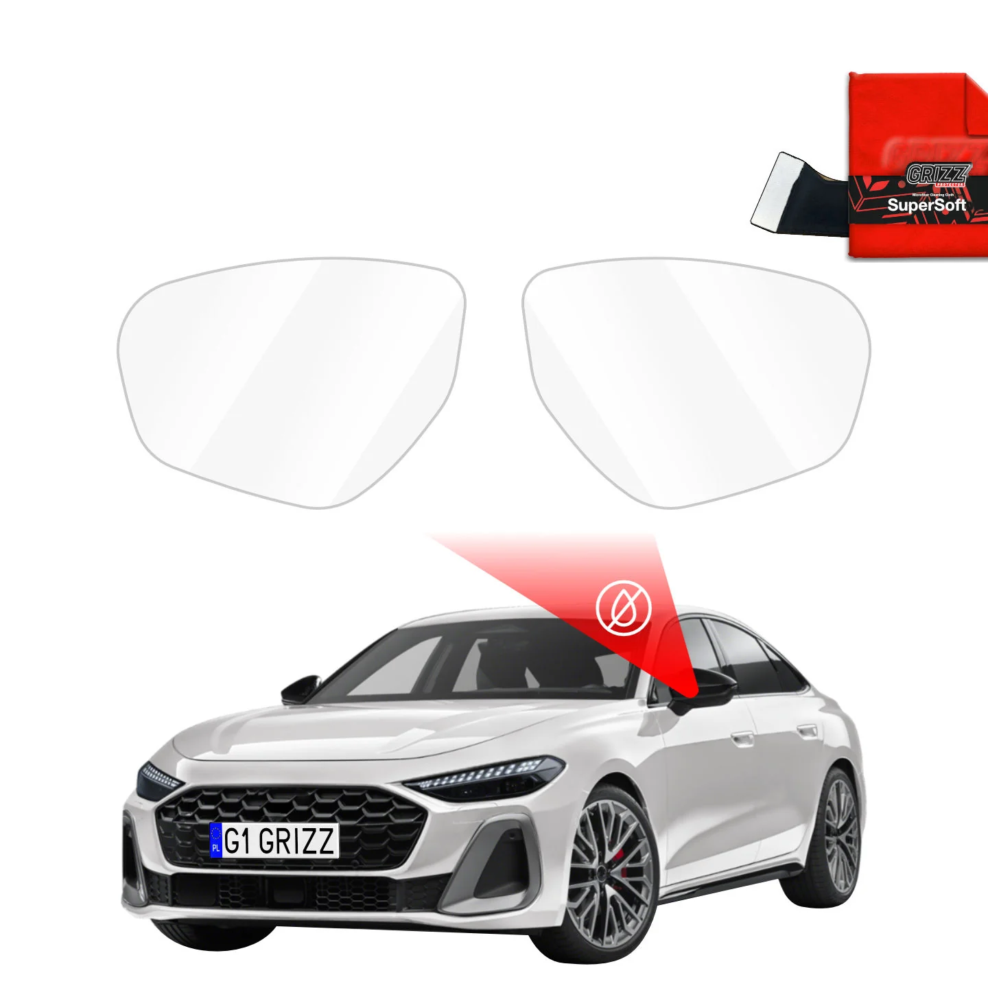 Regenschutzfolie für Außenspiegel - Audi A5 B10 (2024-2026)