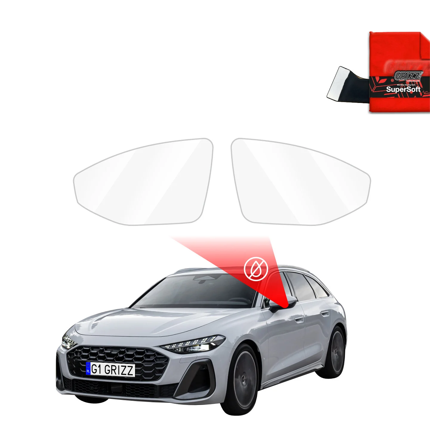 Regenschutzfolie für Außenspiegel - Audi A5 B10 Avant (2025-2026)