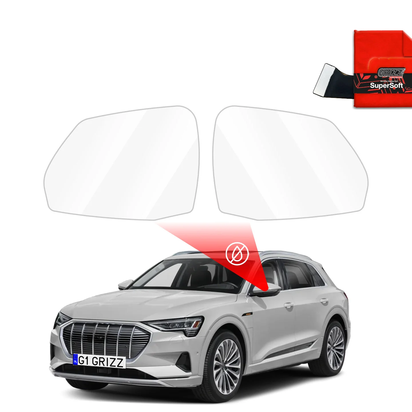Regenschutzfolie für Außenspiegel - Audi Q7 e-tron (2019-2026)