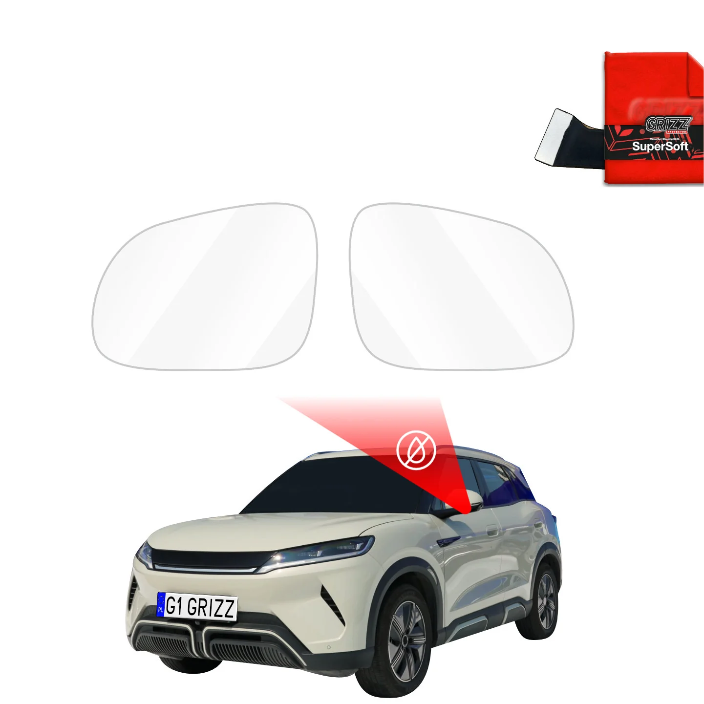 Regenschutzfolie für Außenspiegel - BYD ATTO 2 (2025-2026)
