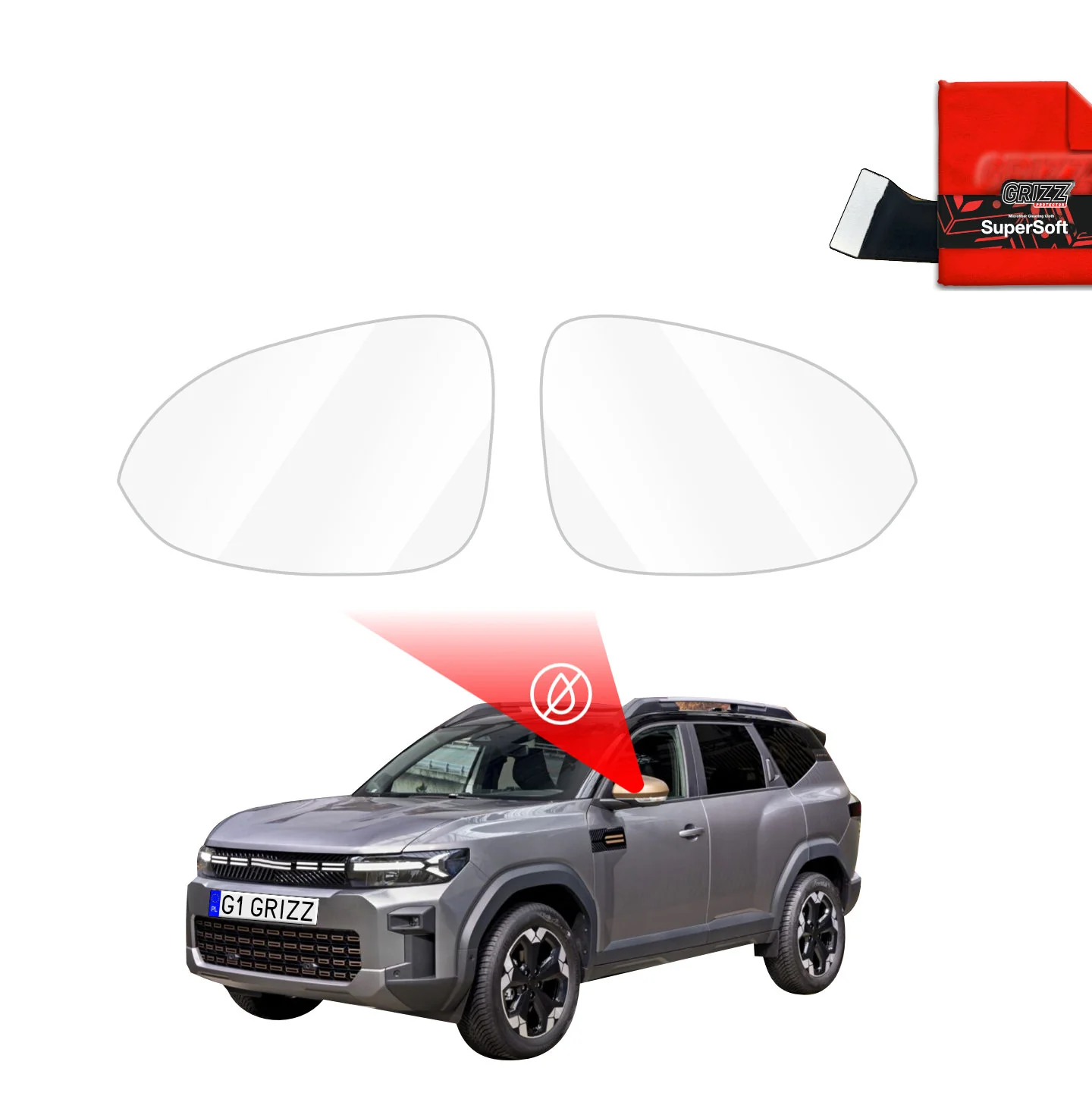 Regenschutzfolie für Außenspiegel - Dacia Bigster (2025-2026)