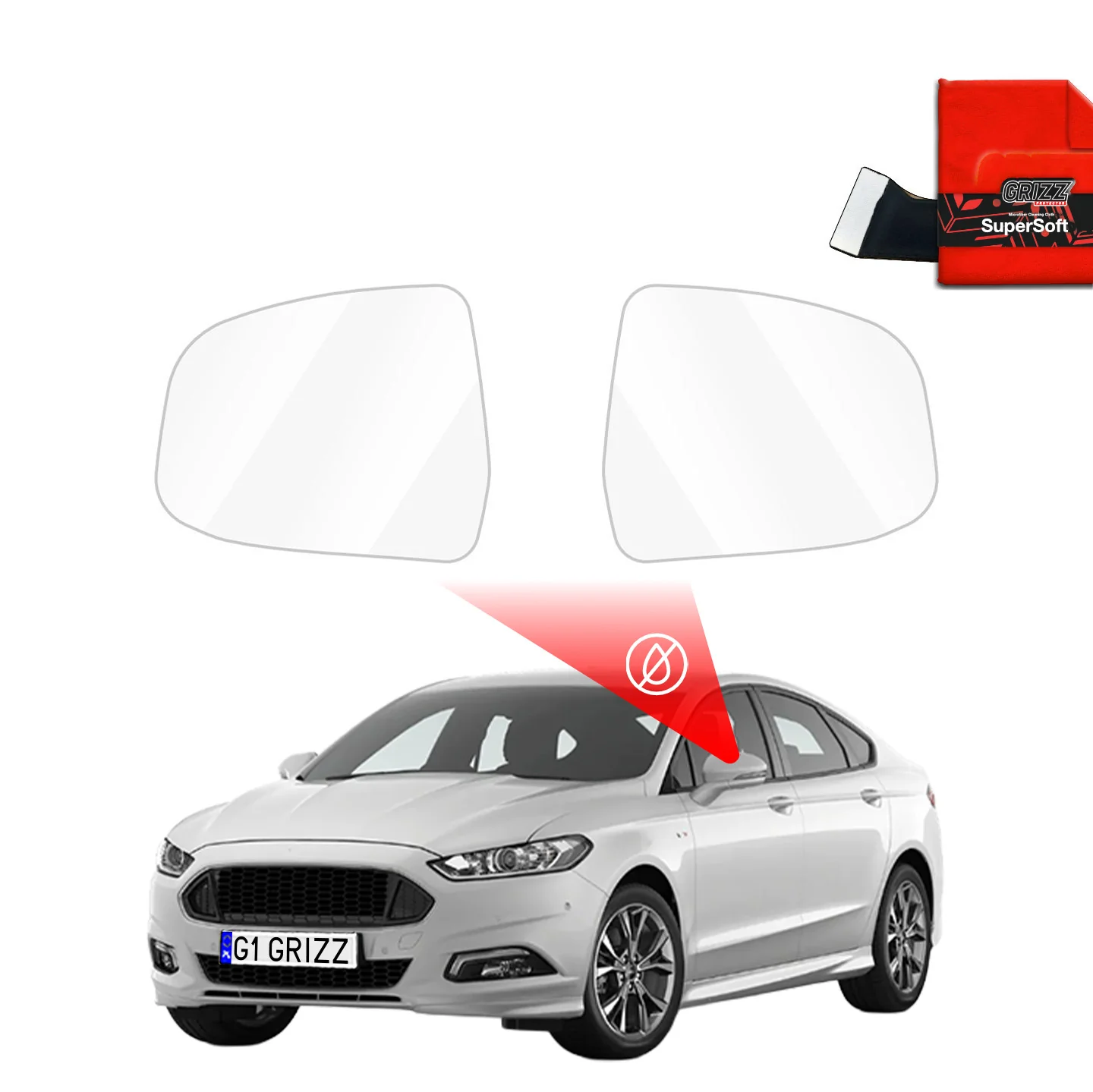 Regenschutzfolie für Außenspiegel - Ford Mondeo 5 (2014-2019)
